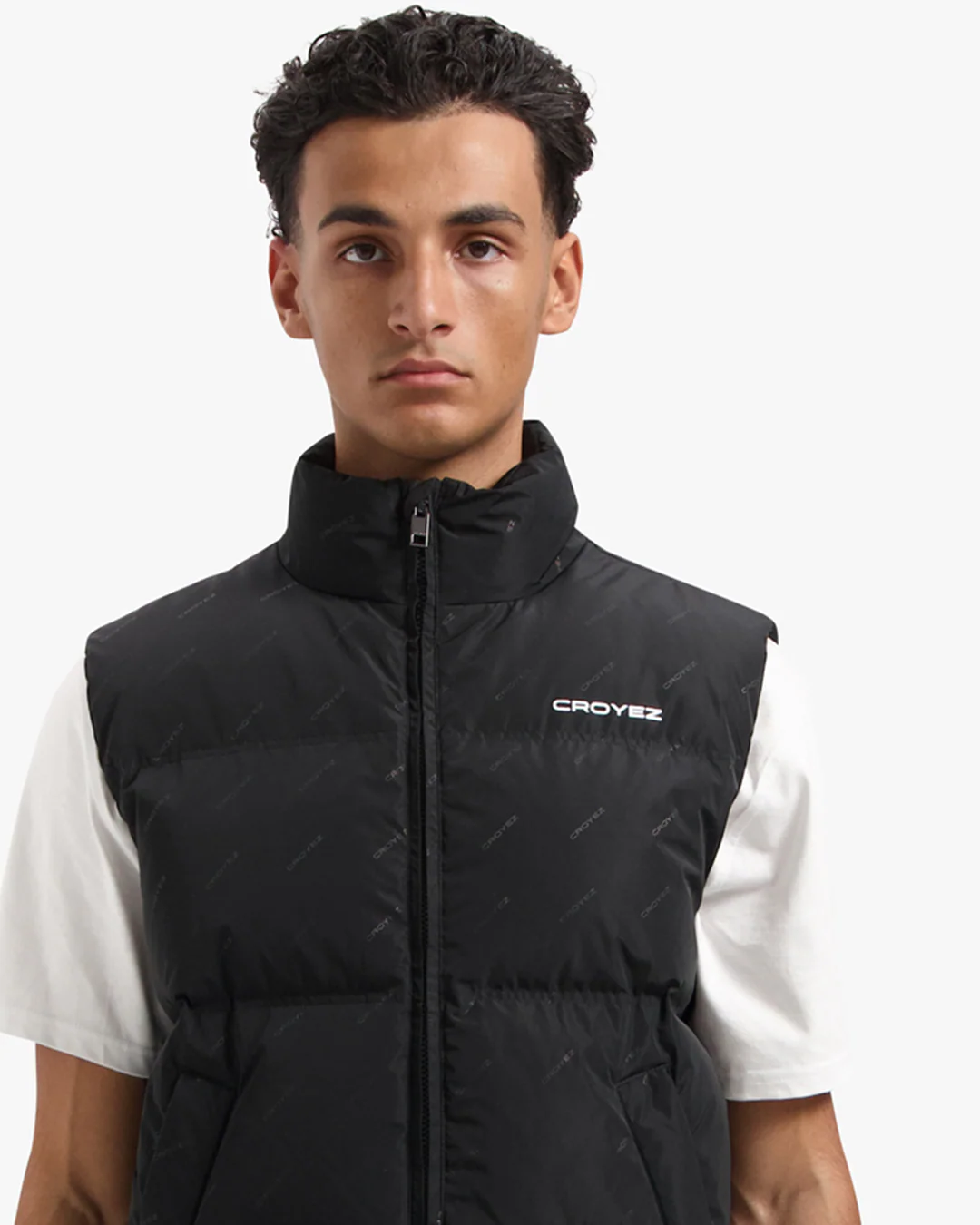CROYEZ ALLOVER BODYWARMER | BLACK - Image 5