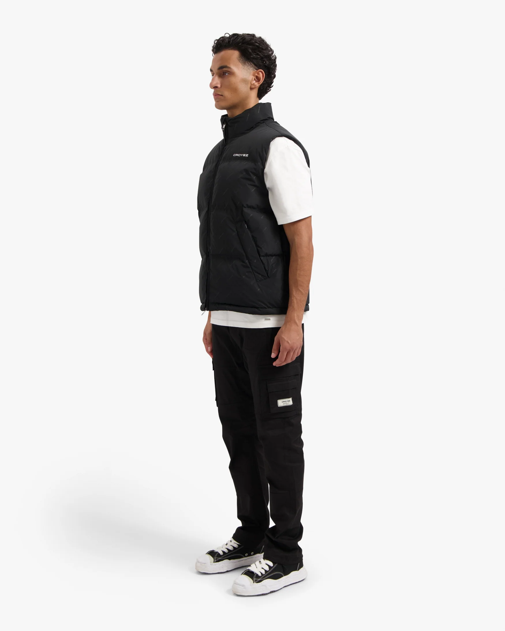 CROYEZ ALLOVER BODYWARMER | BLACK - Image 9
