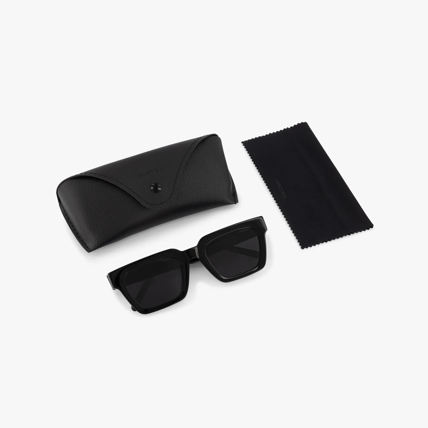 CROYEZ APEX SUNGLASSES | BLACK/BLACK - Image 2