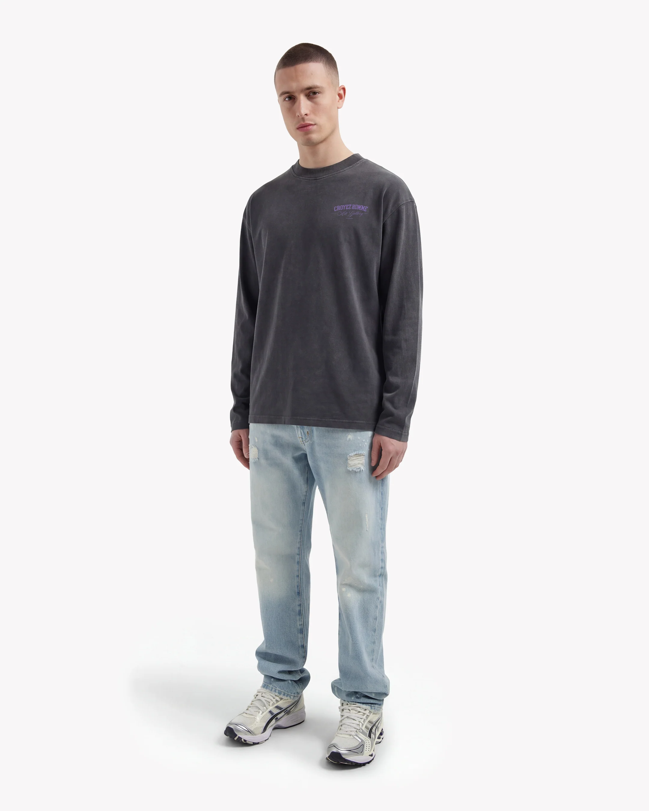 Croyez Art Gallery Longsleeve | Acid Wash - Image 5