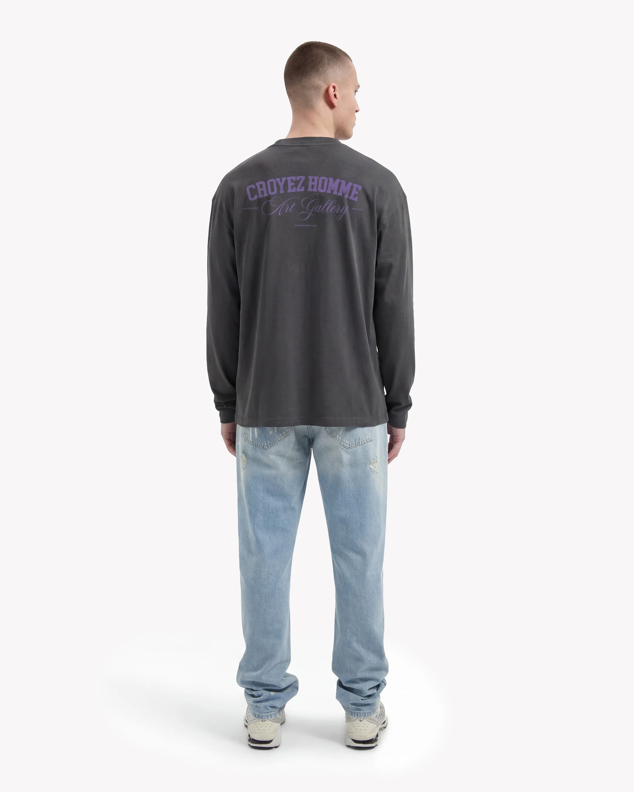 Croyez Art Gallery Longsleeve | Acid Wash - Image 6