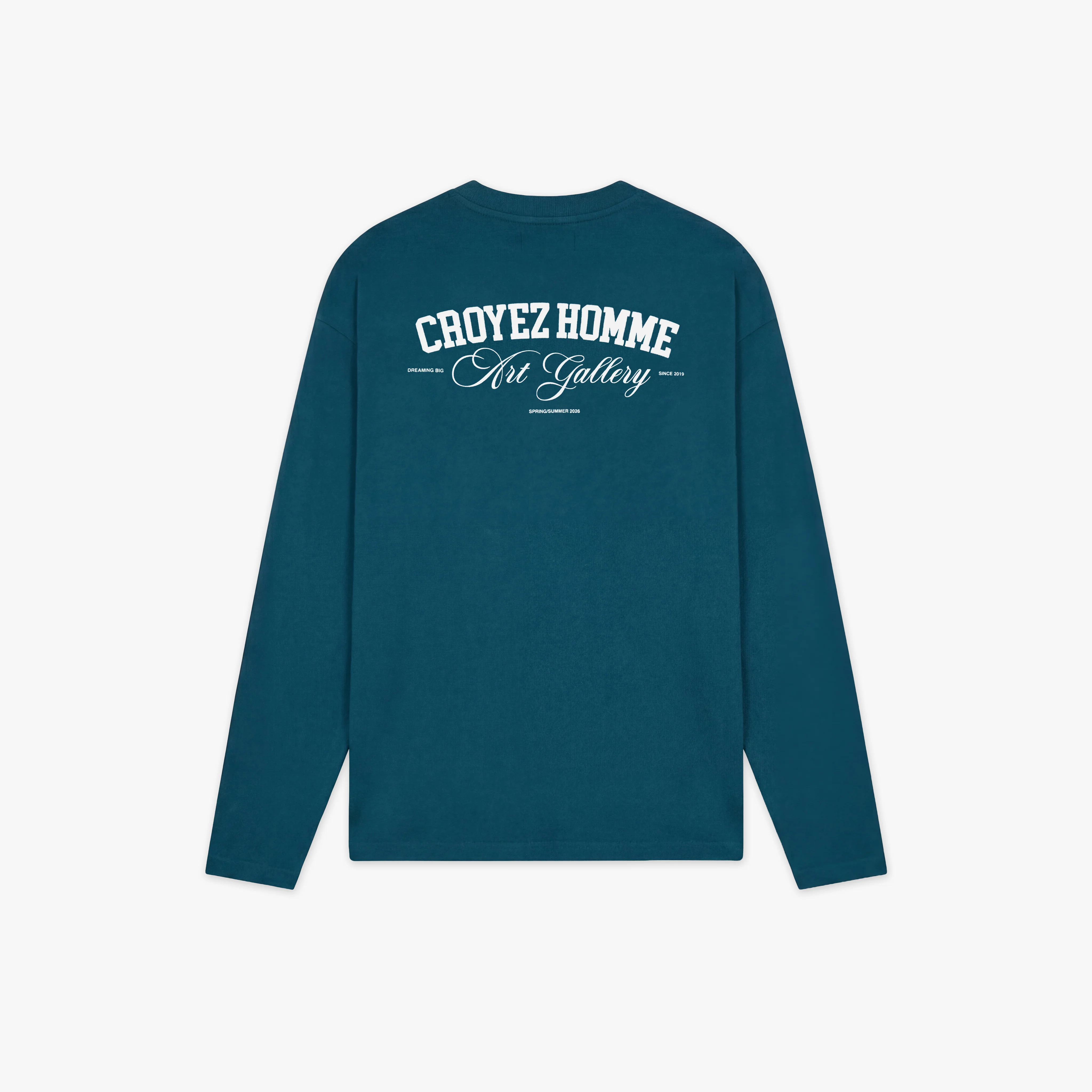 Croyez Art Gallery Longsleeve | Dark Teal - Image 2