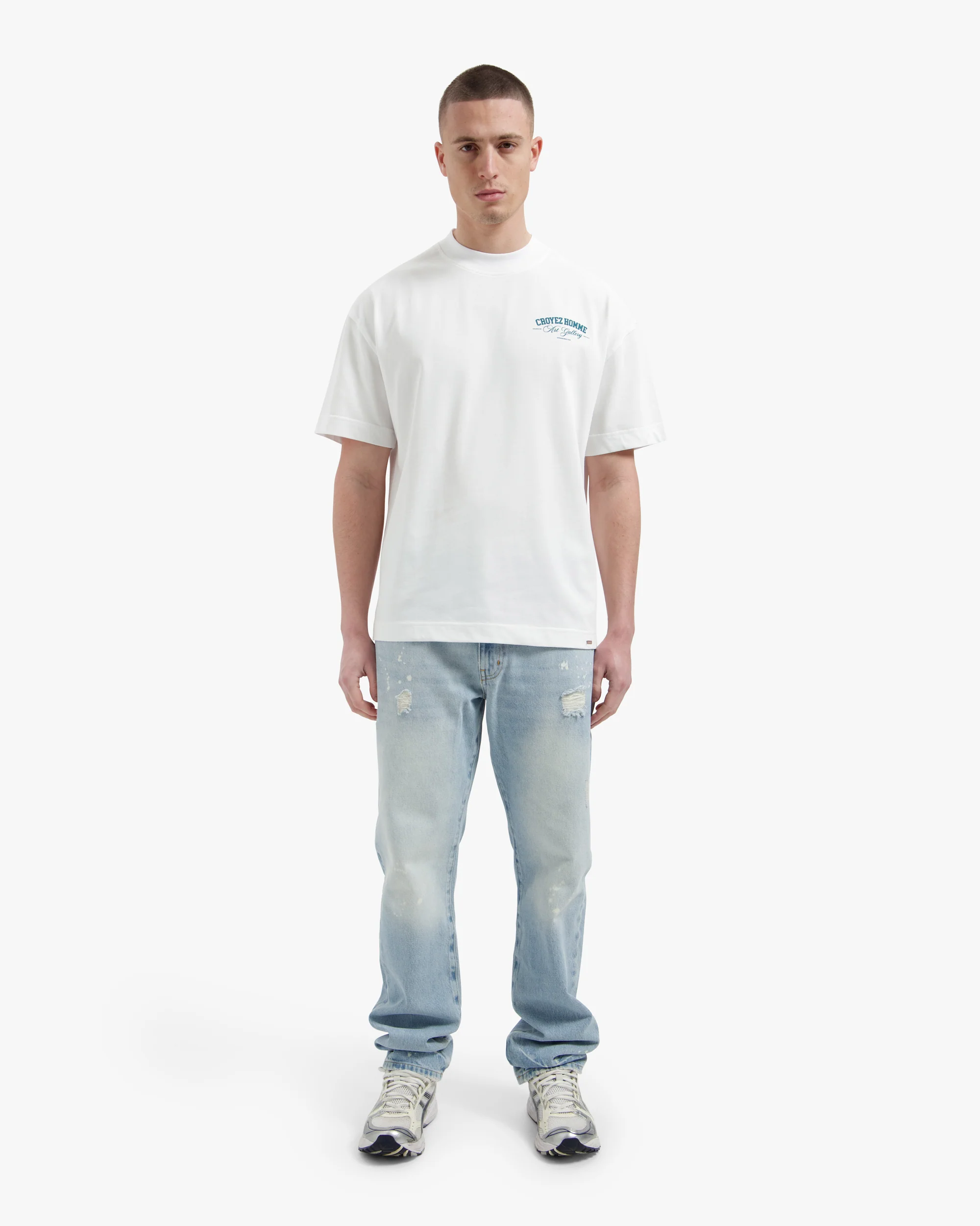 Croyez Art Gallery T-Shirt | White - Image 5