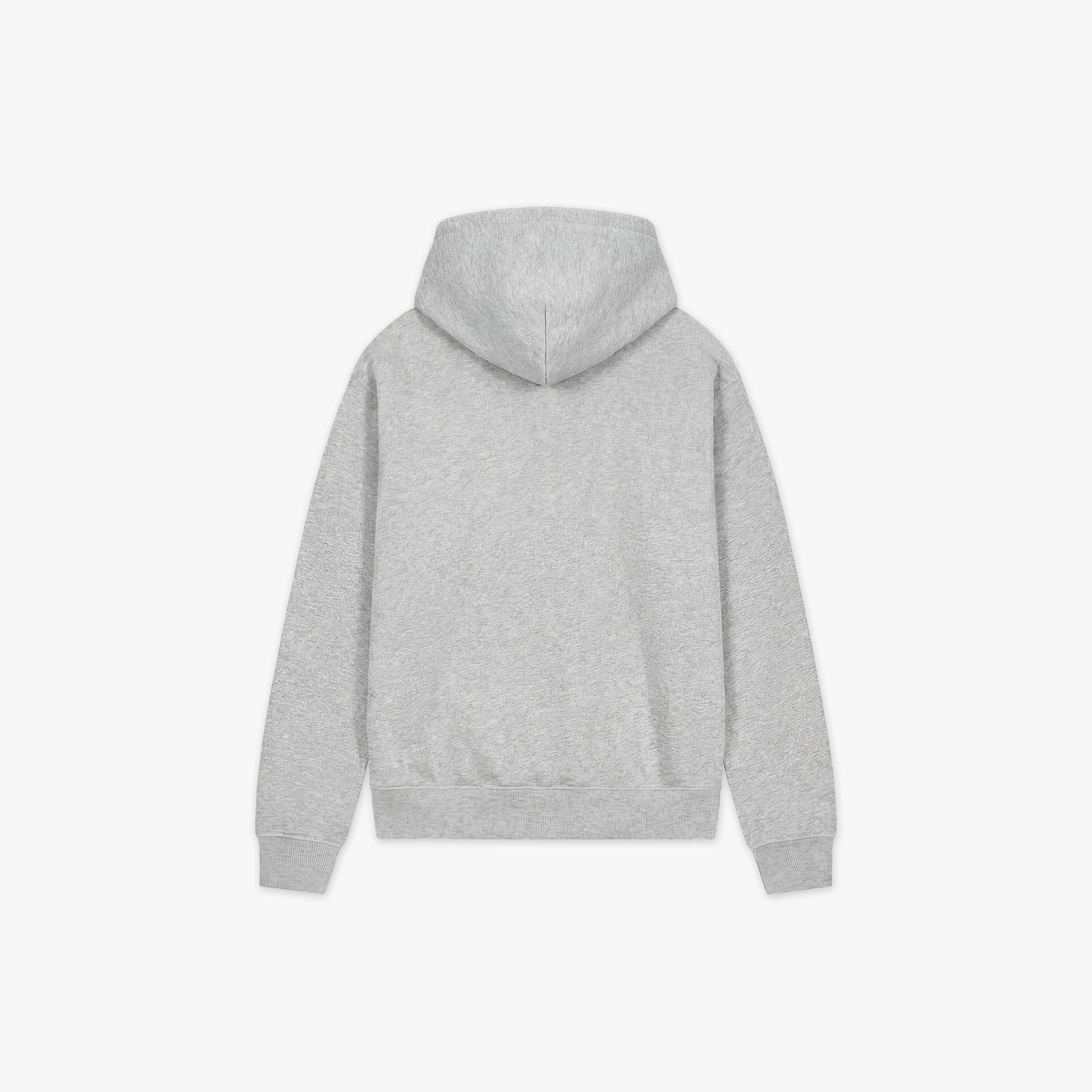 Croyez Art Gallery Zip Hoodie | Grey Melange - Image 2