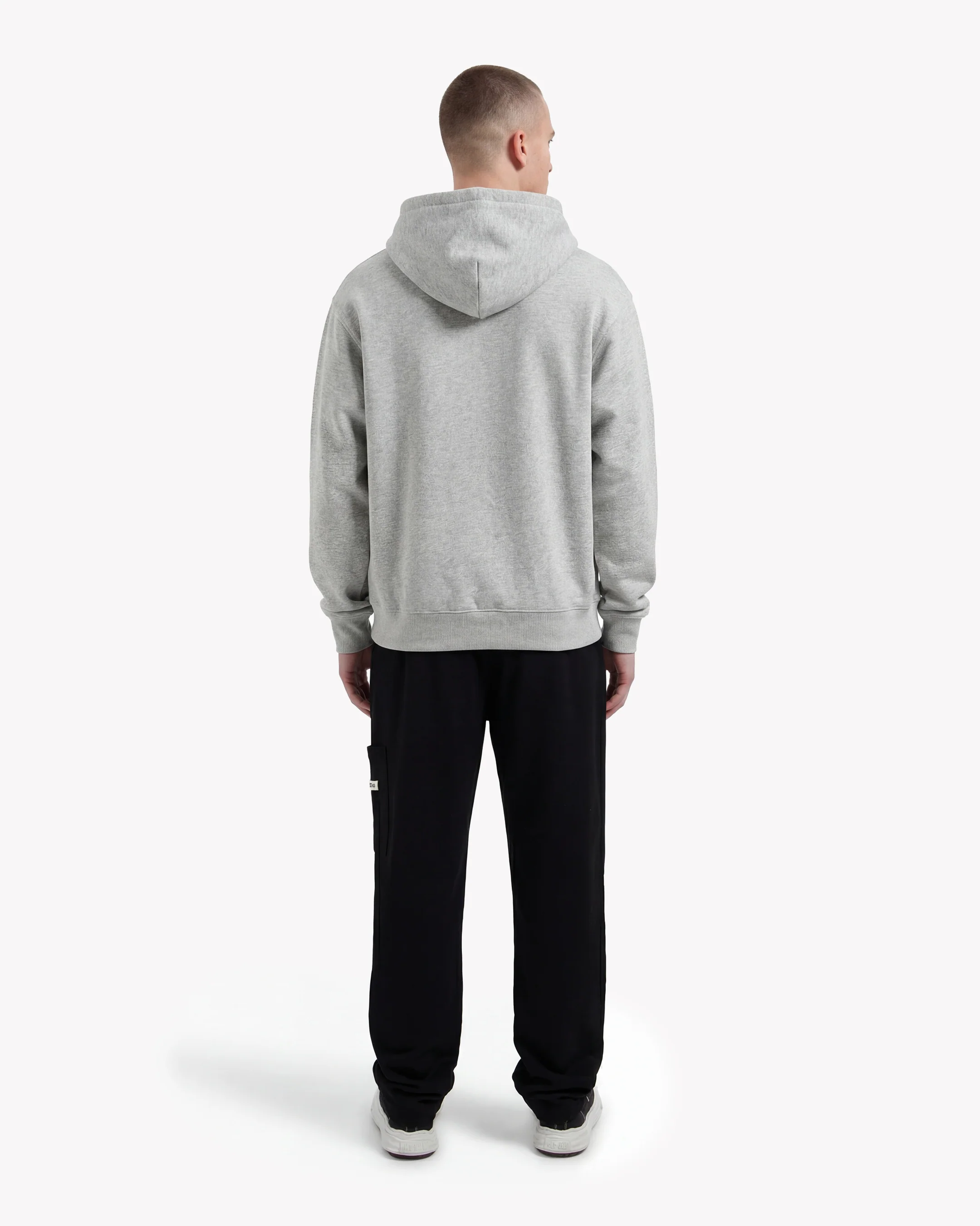 Croyez Art Gallery Zip Hoodie | Grey Melange - Image 6
