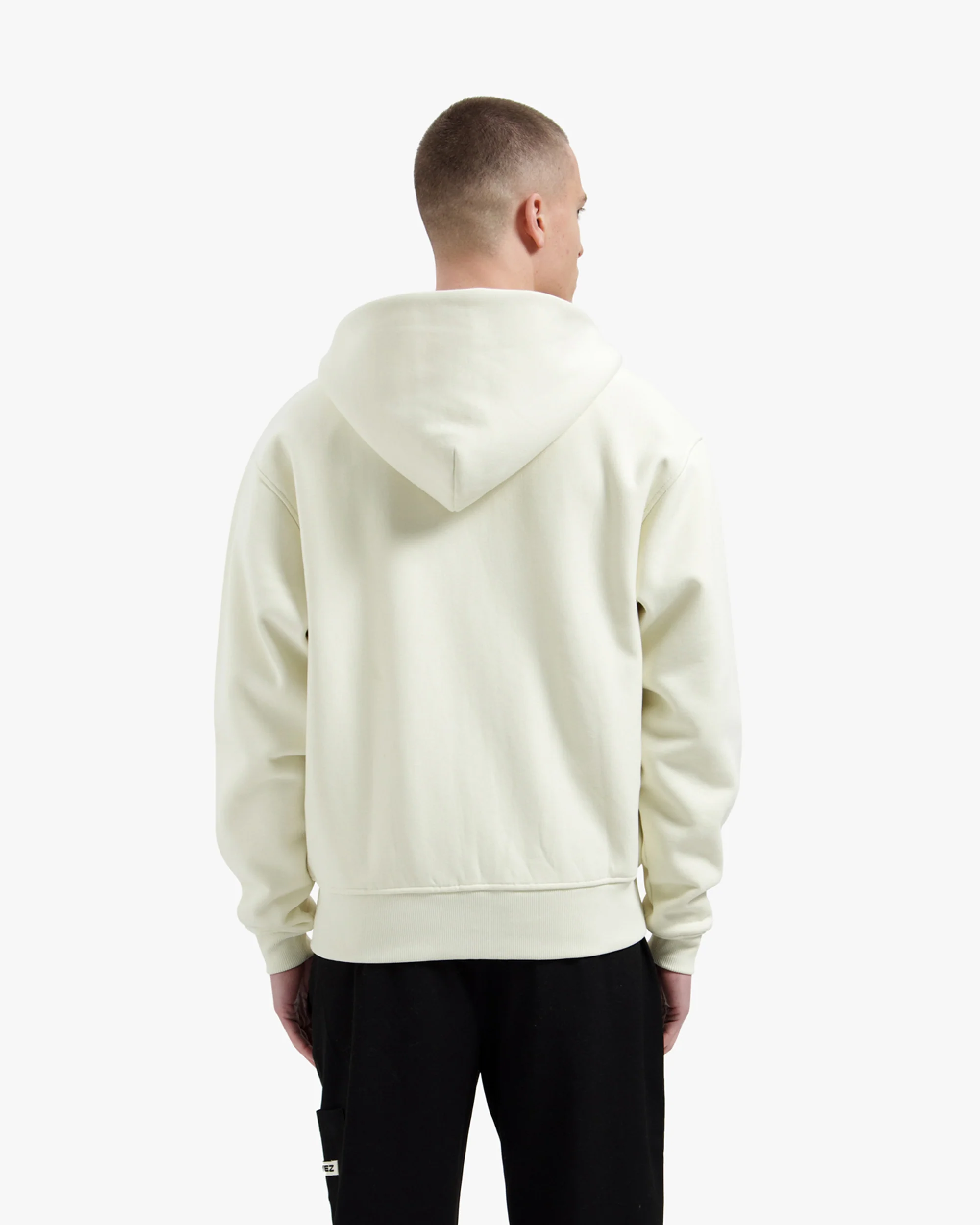 Croyez Art Gallery Zip Hoodie | Off-White - Image 4