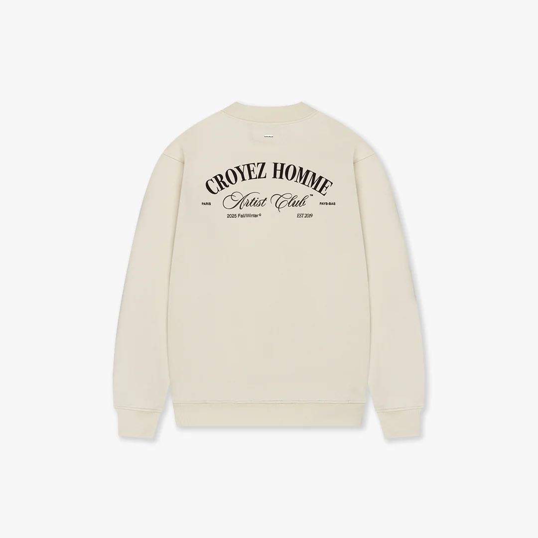 CROYEZ ARTIST CLUB SWEATER | OFF-WHITE - Image 2