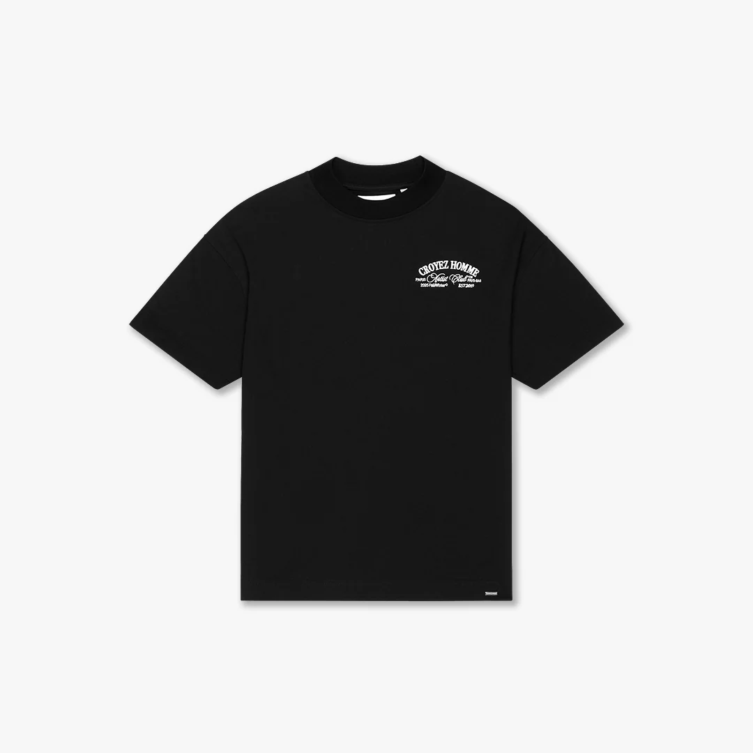 CROYEZ ARTIST CLUB T-SHIRT | BLACK