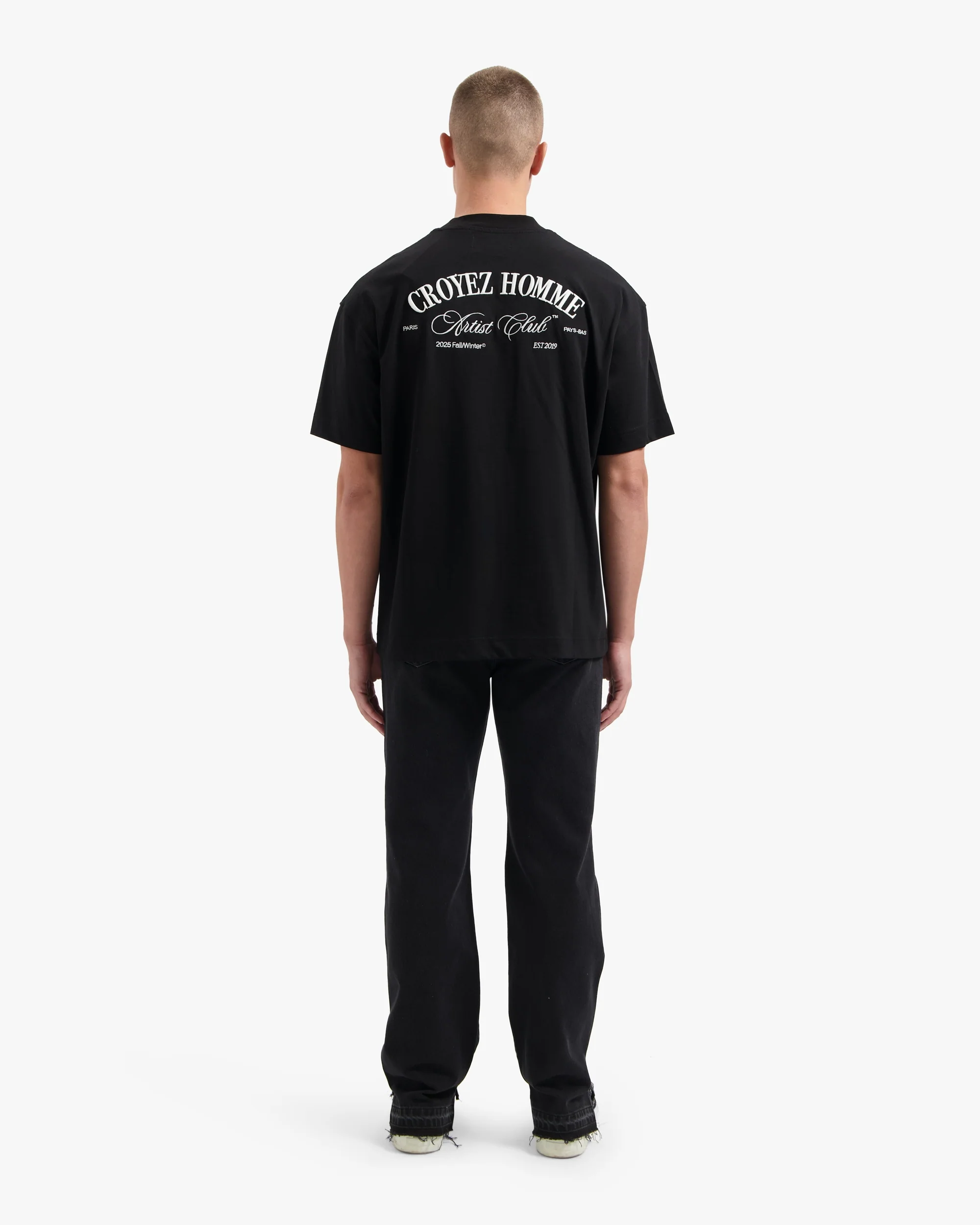 CROYEZ ARTIST CLUB T-SHIRT | BLACK - Image 6