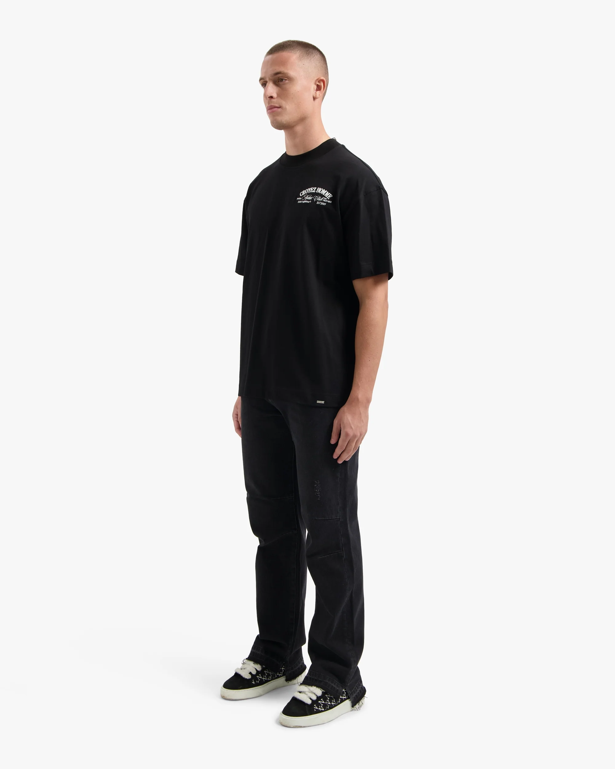 CROYEZ ARTIST CLUB T-SHIRT | BLACK - Image 7