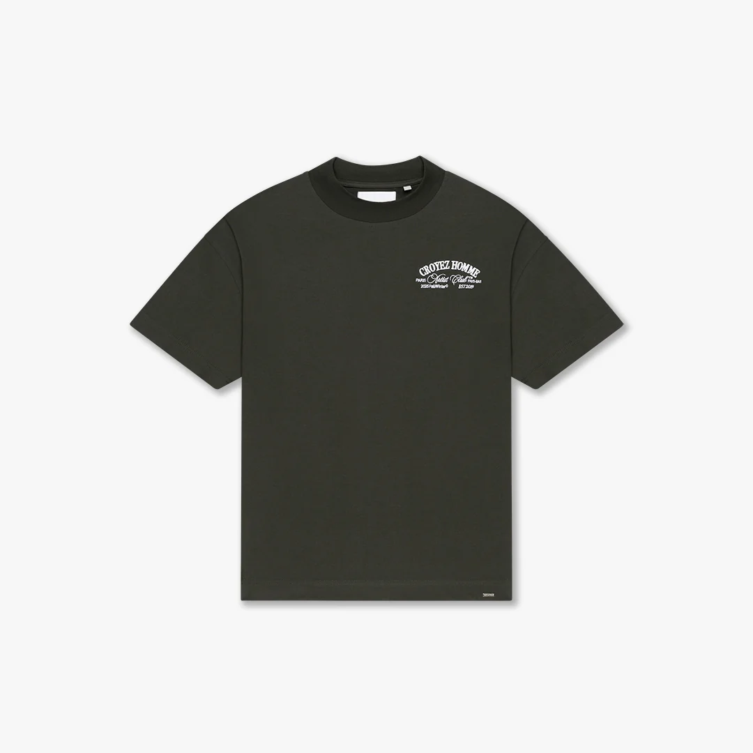 CROYEZ ARTIST CLUB T-SHIRT | DARK GREEN