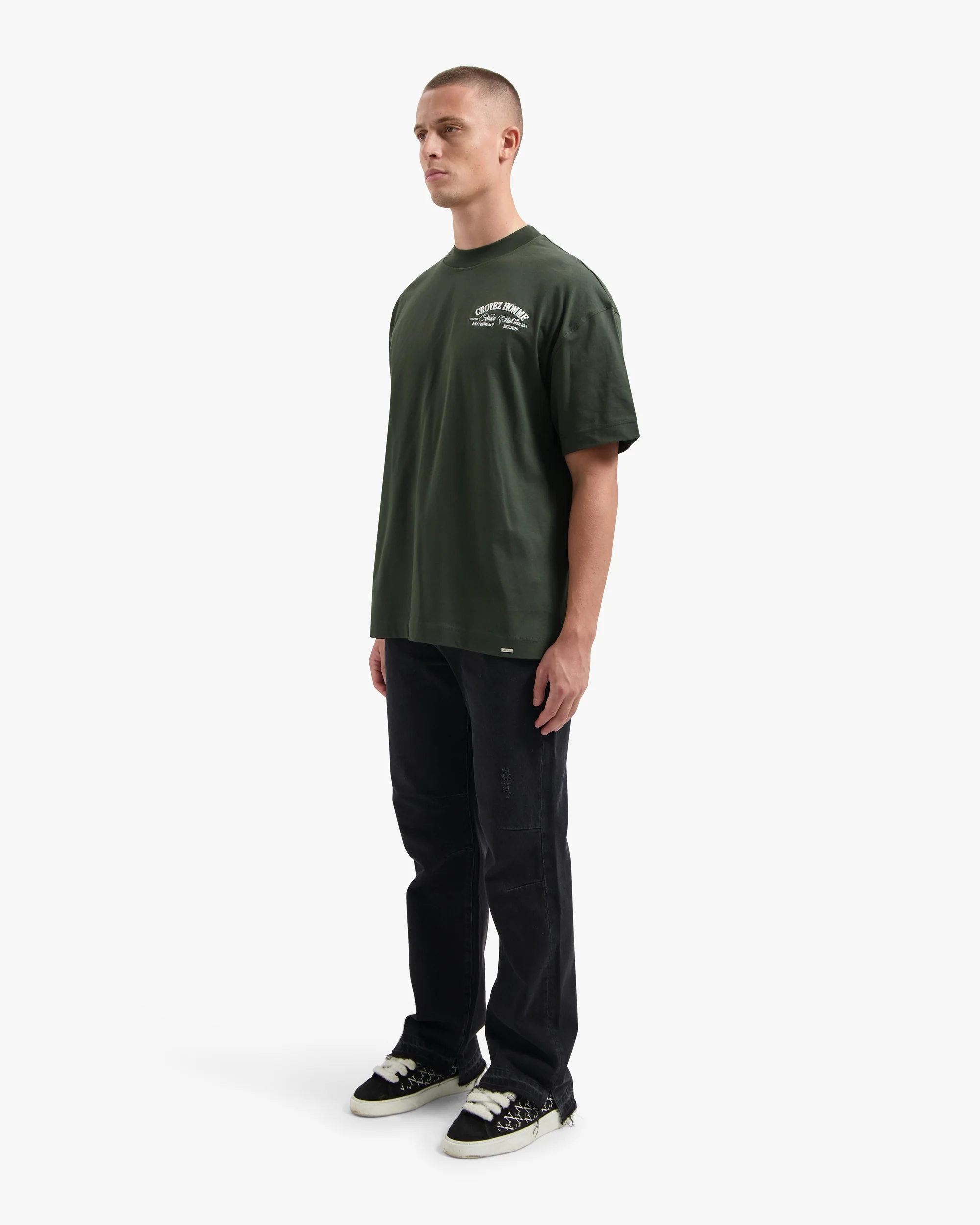 CROYEZ ARTIST CLUB T-SHIRT | DARK GREEN - Image 7