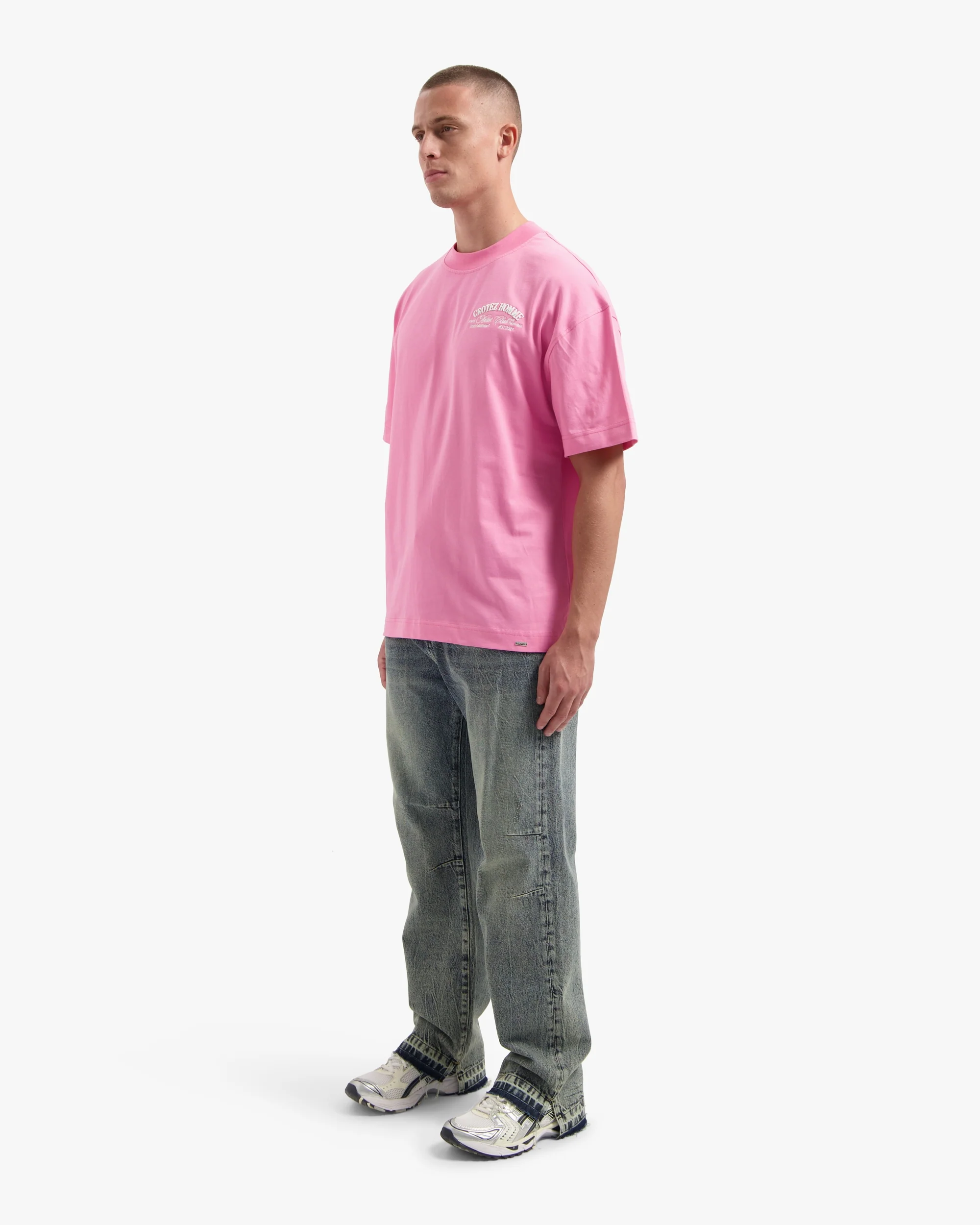 CROYEZ ARTIST CLUB T-SHIRT | PINK - Image 7