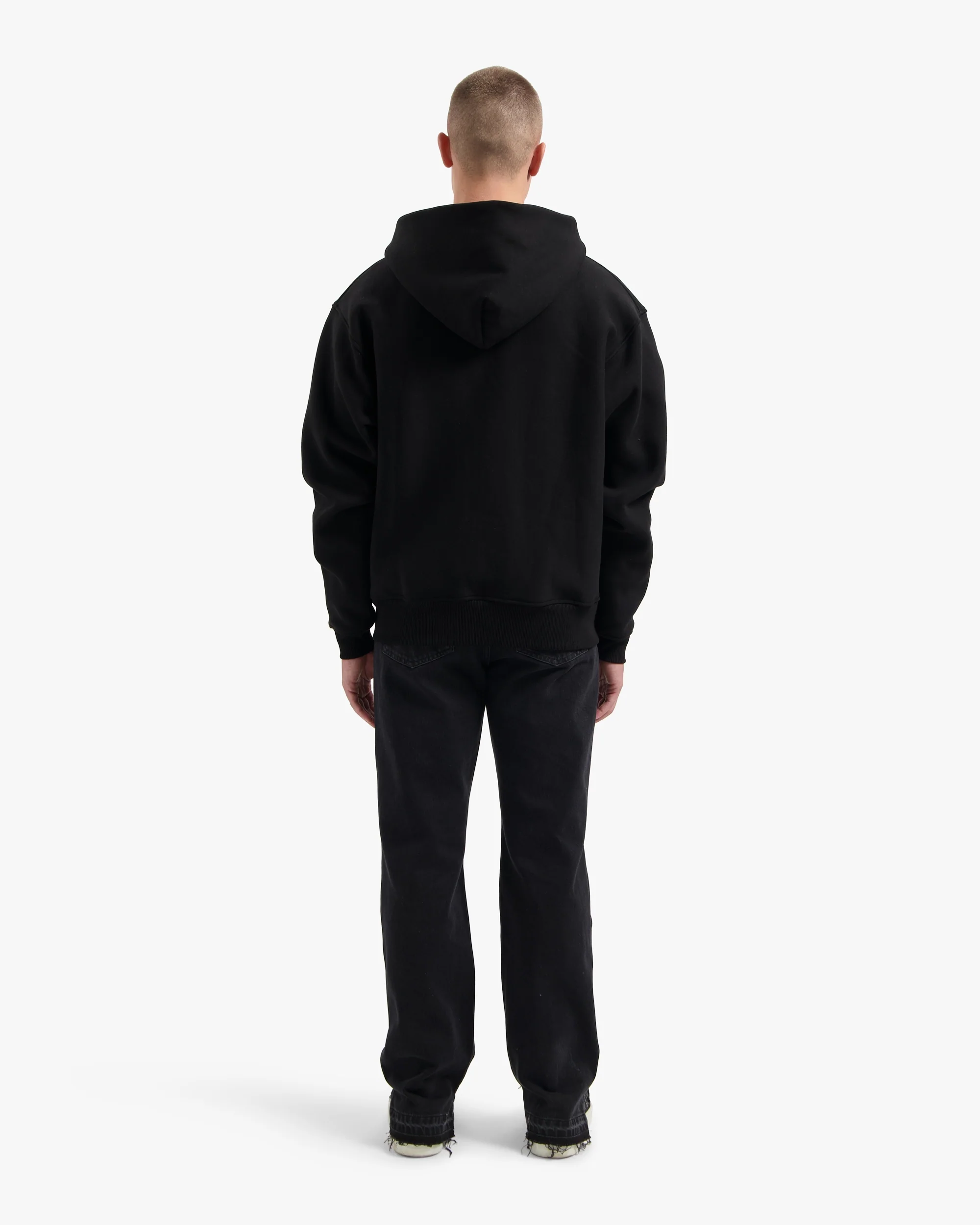 CROYEZ ARTIST CLUB ZIP-HOODIE | BLACK - Image 6