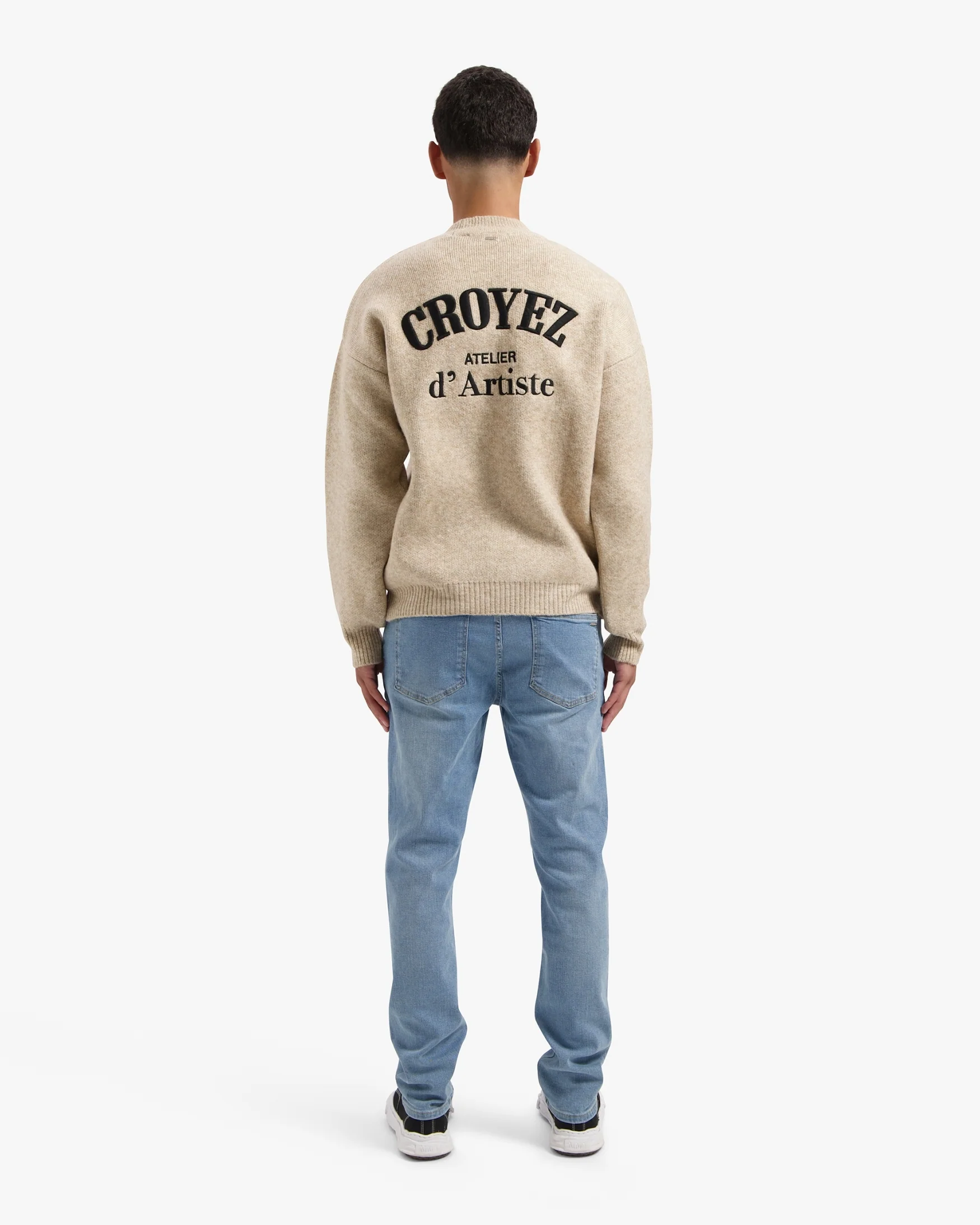 Croyez Atelier Knit Sweater | Beige - Image 6