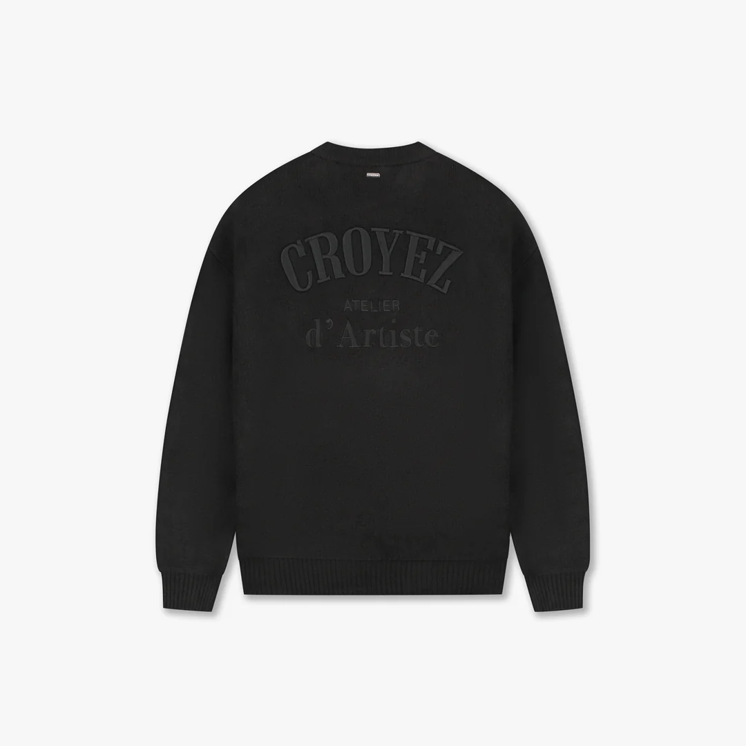 Croyez Atelier Knit Sweater | Black - Image 2