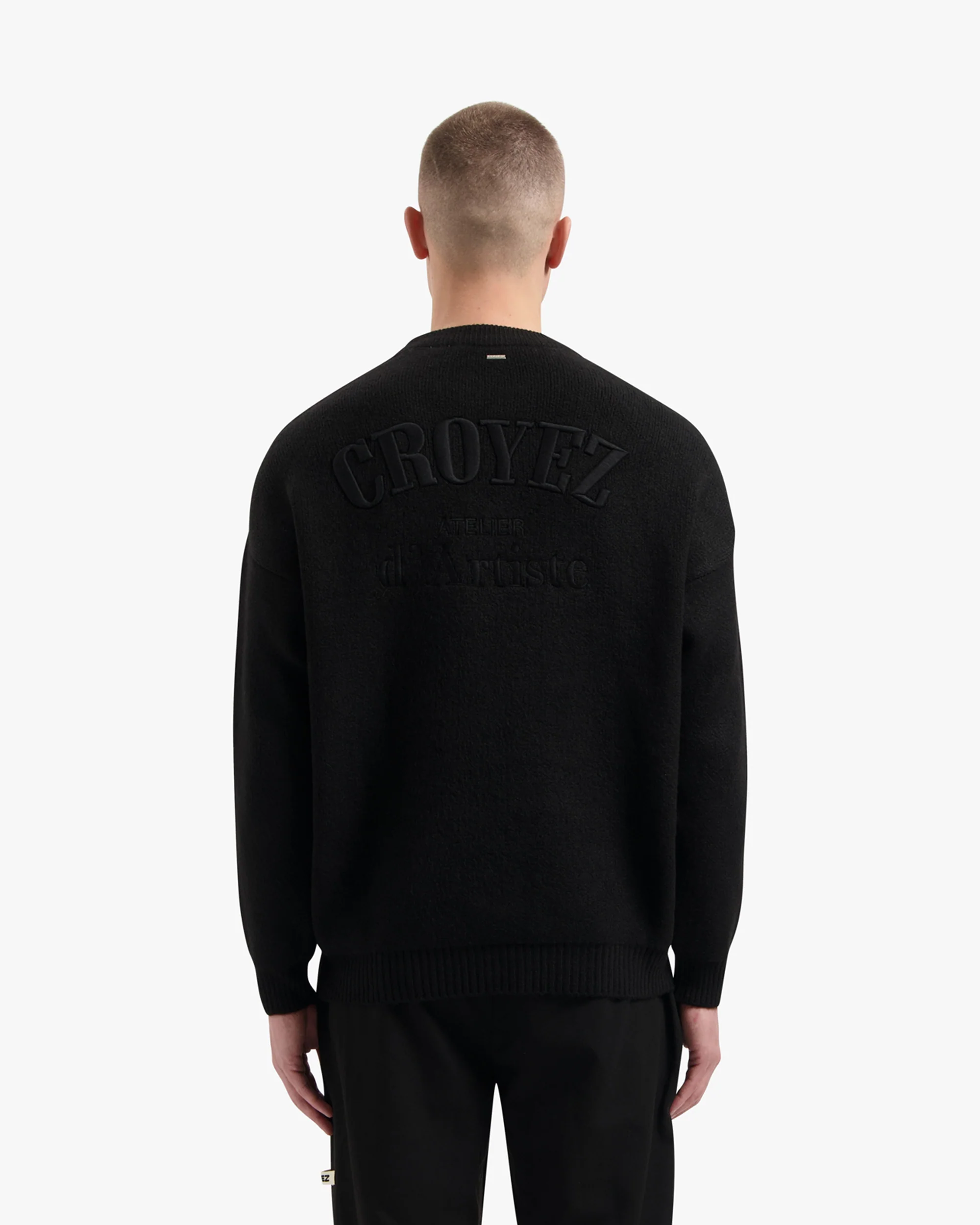 Croyez Atelier Knit Sweater | Black - Image 4