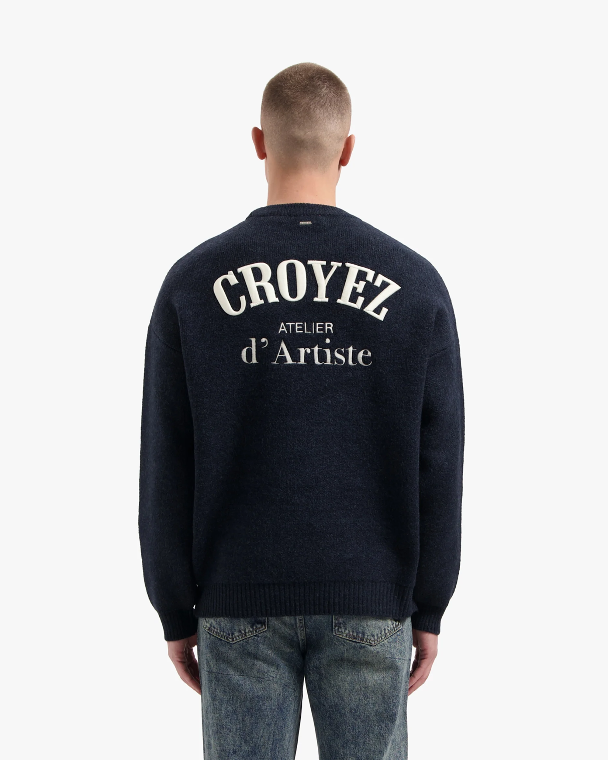 Croyez Atelier Knit Sweater | Navy - Image 4