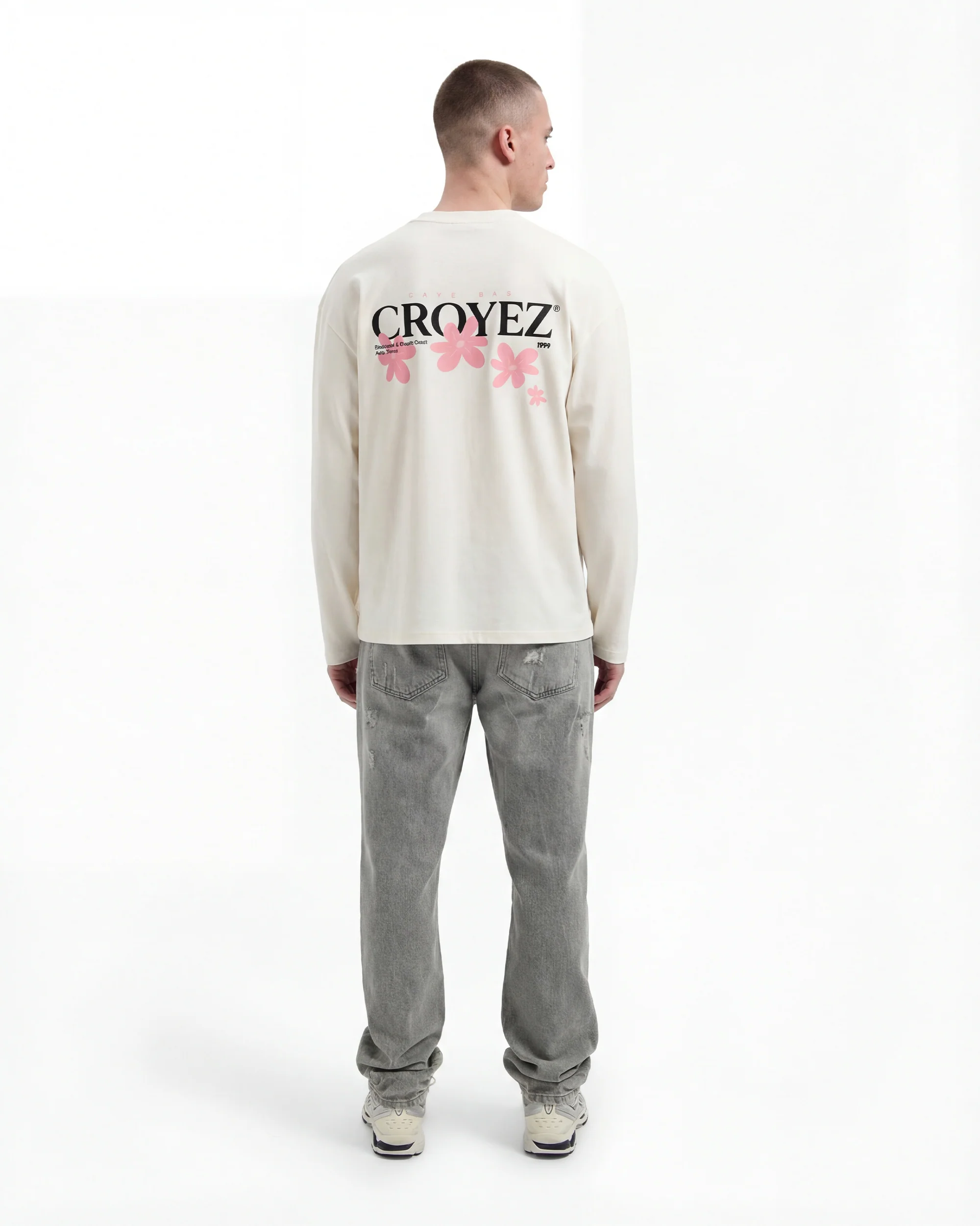 CROYEZ BOTANIQUE LONGSLEEVE | OFF-WHITE/PINK - Image 6