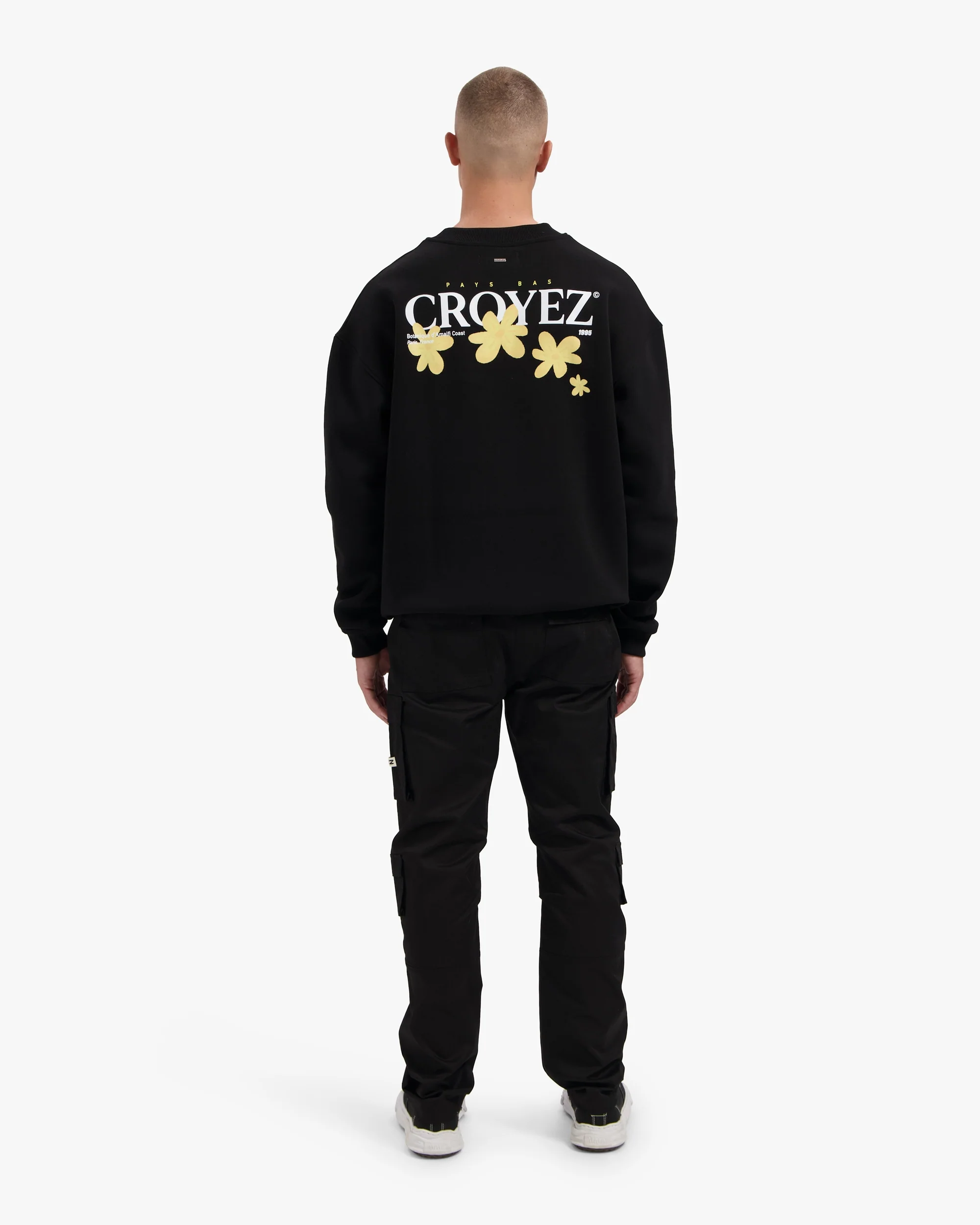 CROYEZ BOTANIQUE SWEATER | BLACK/LIME - Image 6