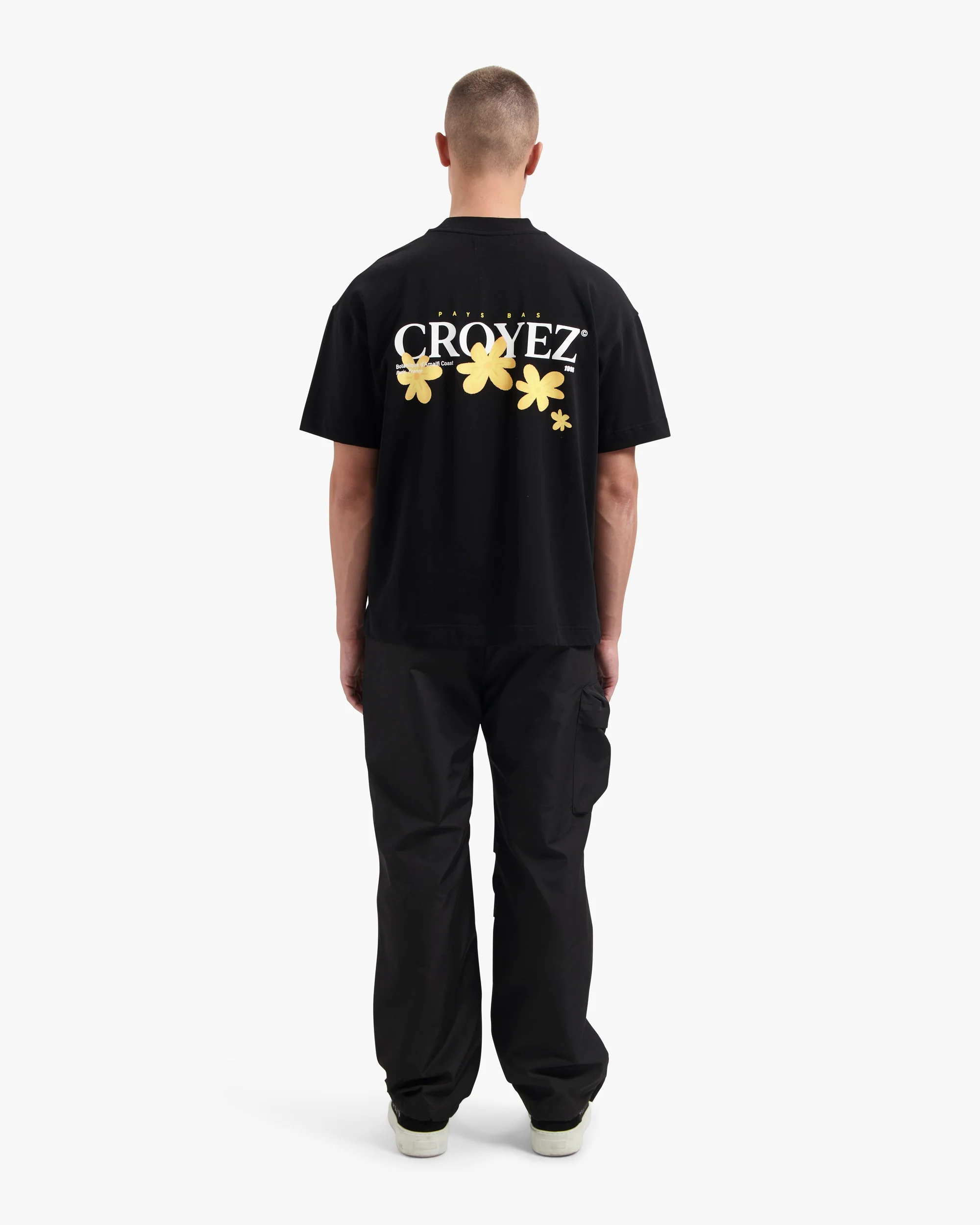 CROYEZ BOTANIQUE T-SHIRT | BLACK/LIME - Image 5