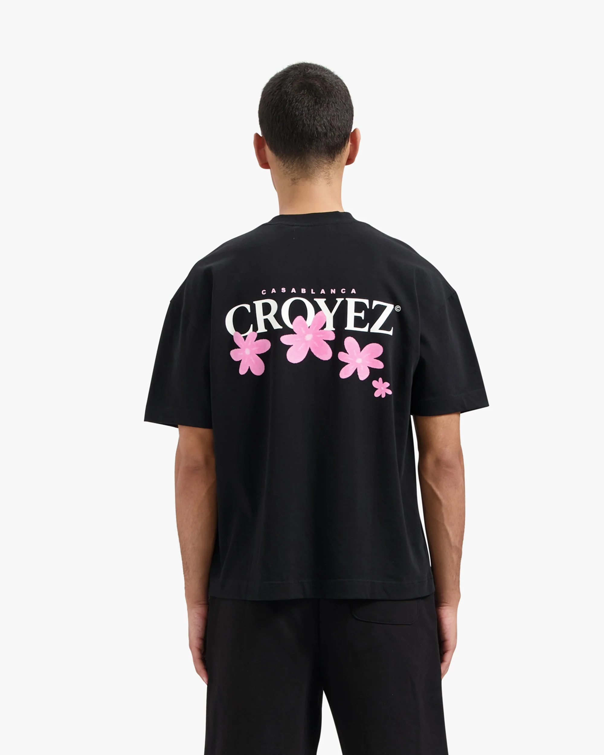 CROYEZ BOTANIQUE T-SHIRT | BLACK/PINK - Image 4
