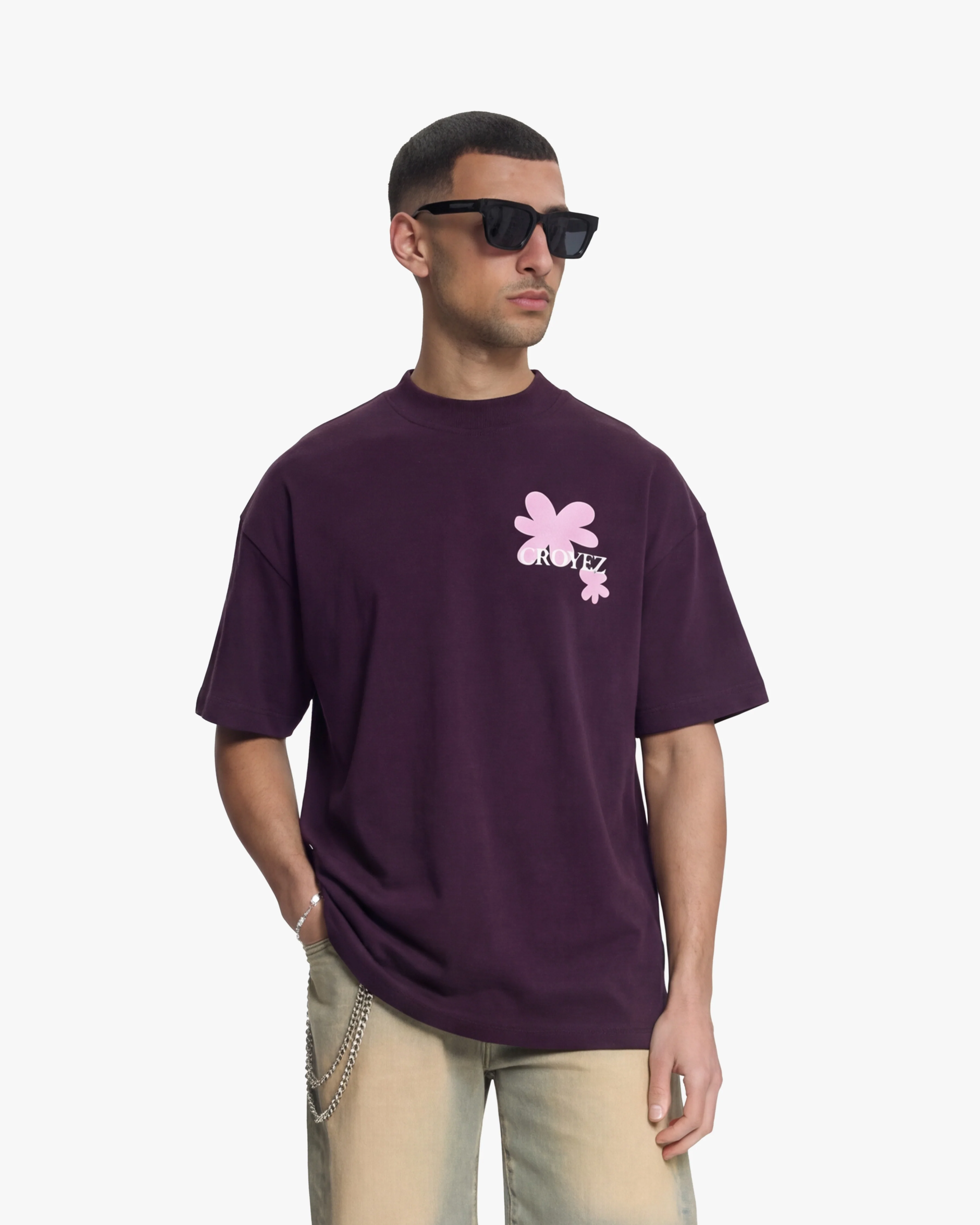 Croyez Botanique T-Shirt | Burgundy - Image 3