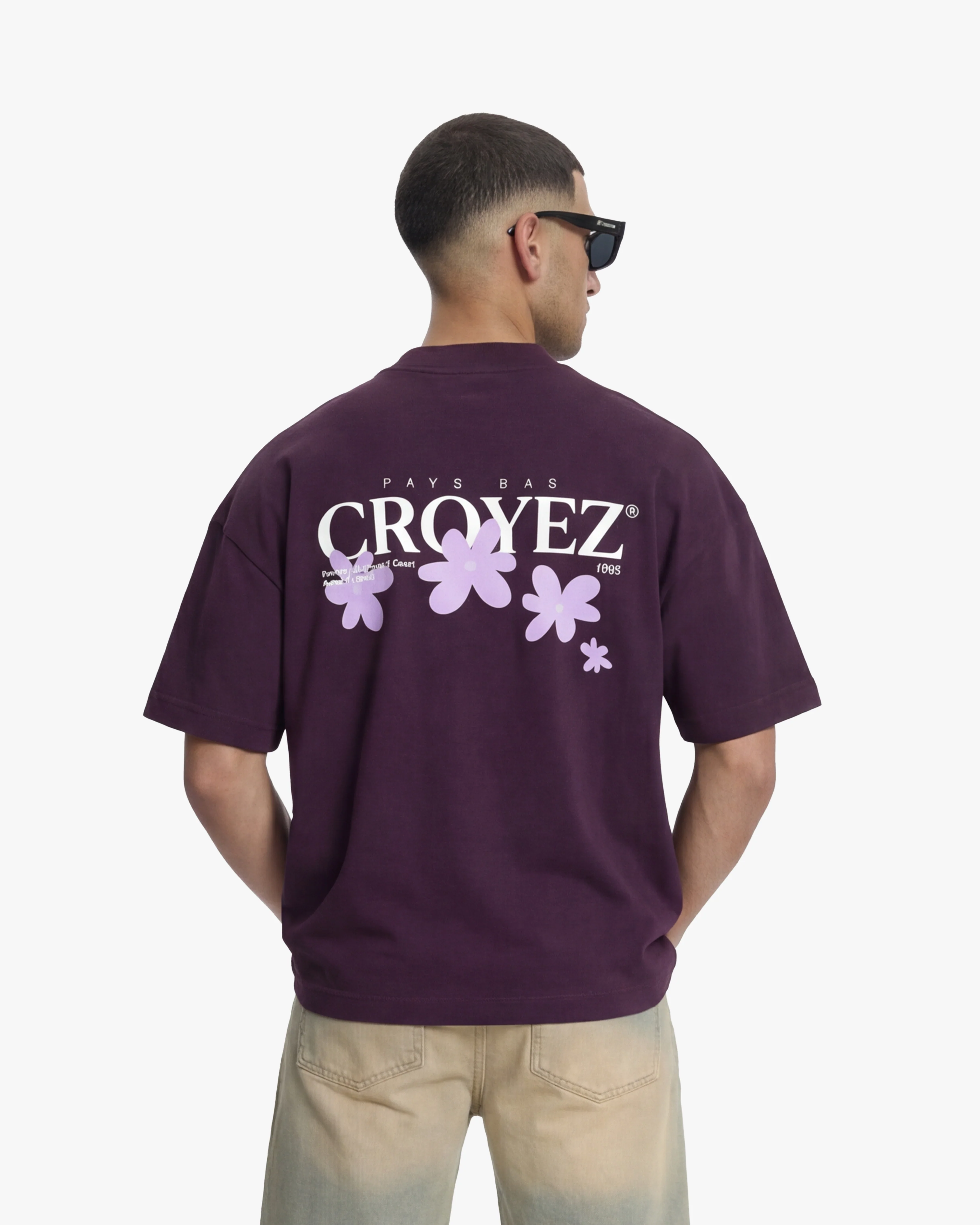 Croyez Botanique T-Shirt | Burgundy - Image 4