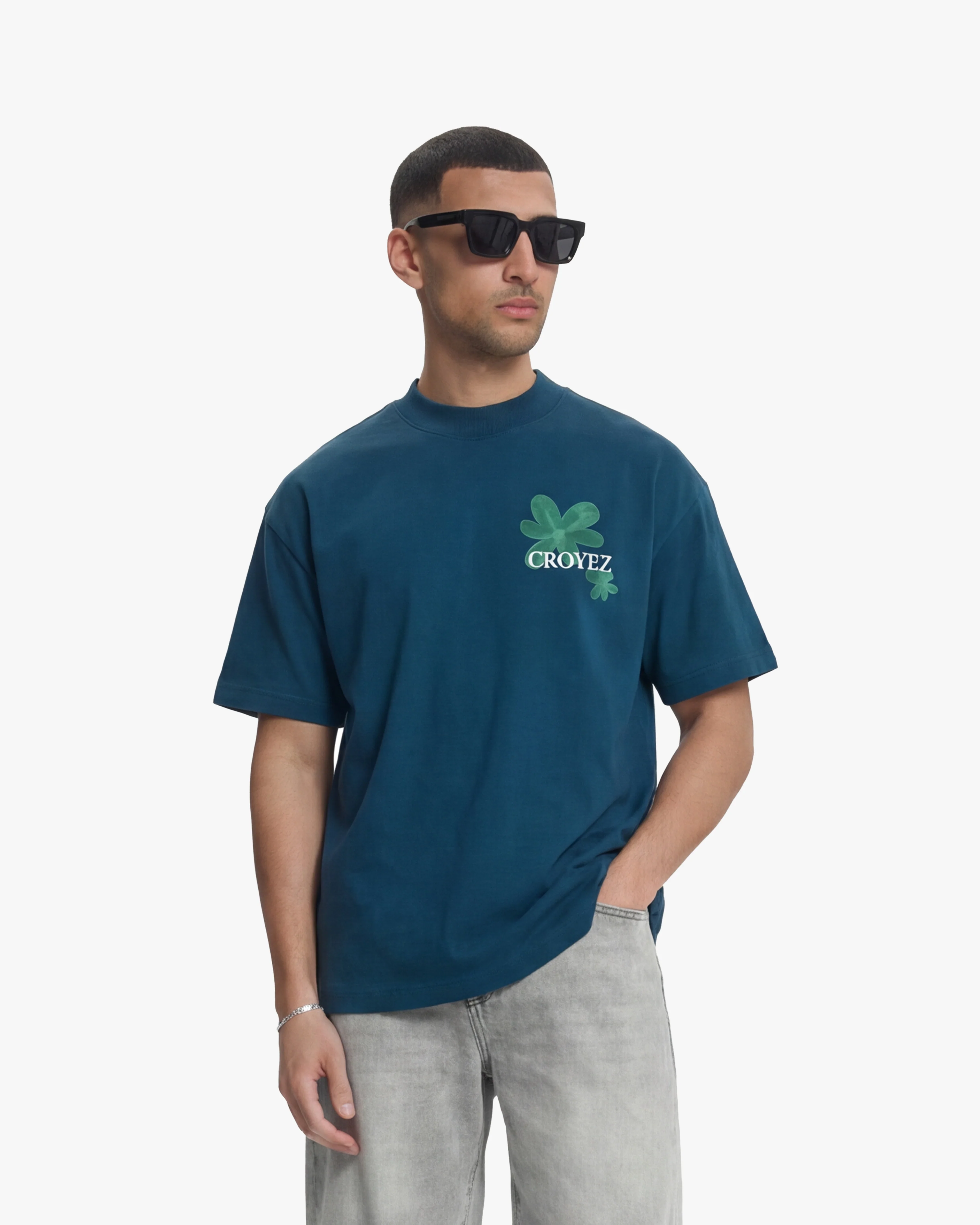 Croyez Botanique T-Shirt | Dark Teal - Image 3