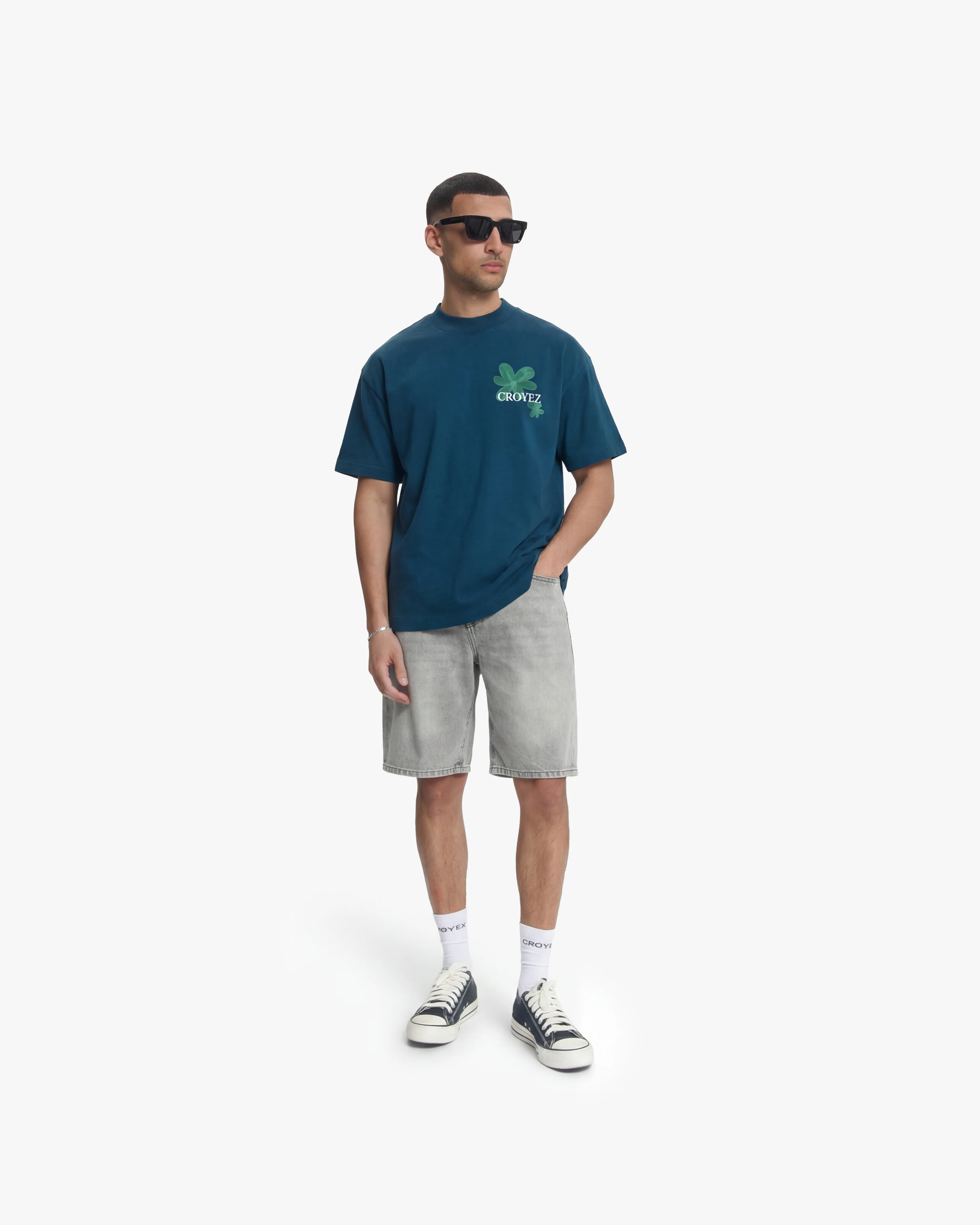 Croyez Botanique T-Shirt | Dark Teal - Image 5