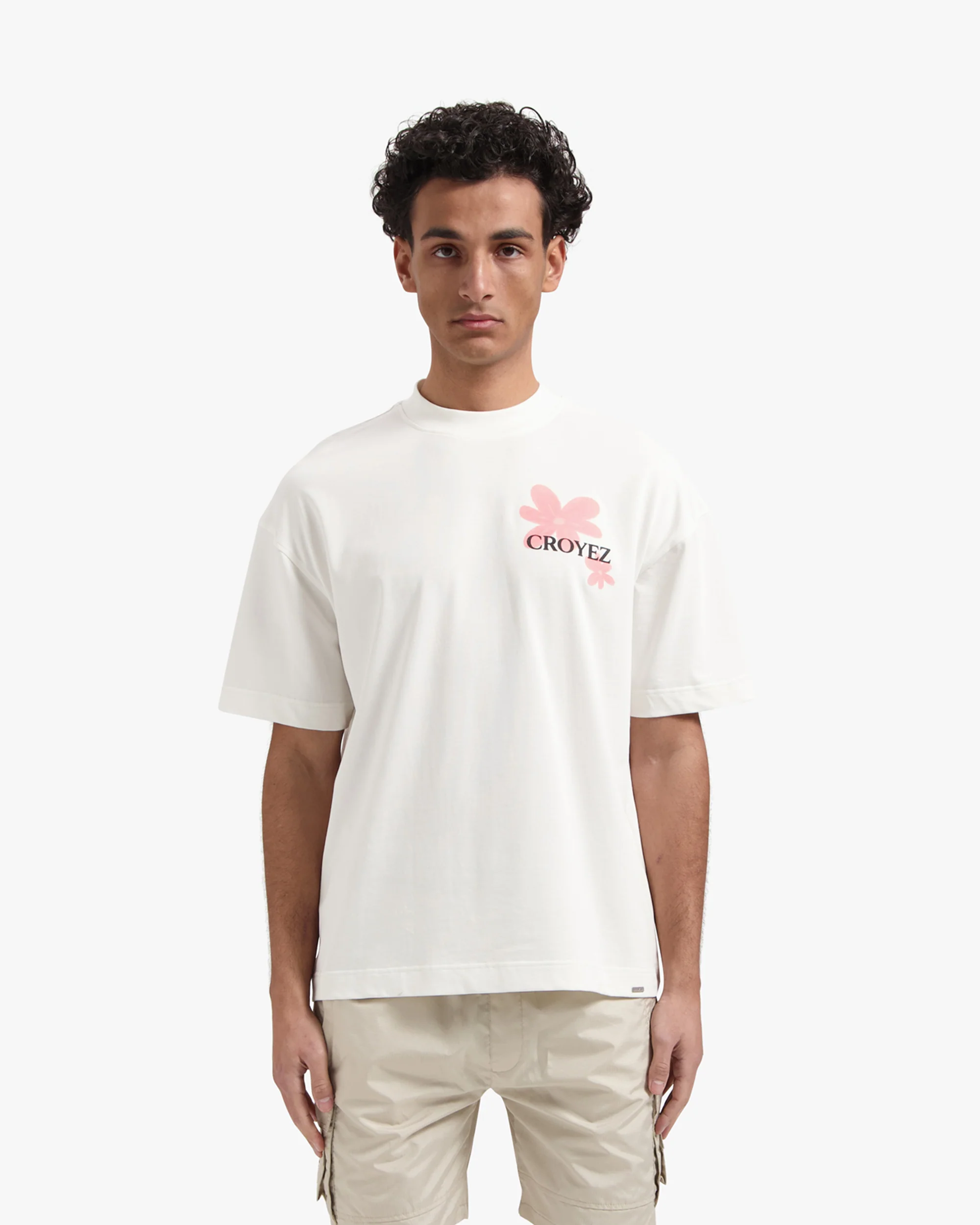CROYEZ BOTANIQUE T-SHIRT | OFF-WHITE/PINK - Image 3