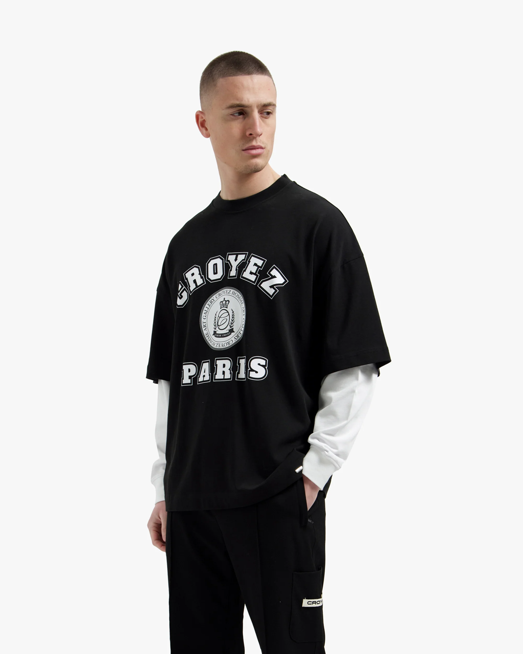 Croyez Bouclier Longsleeve | Vintage Black - Image 3