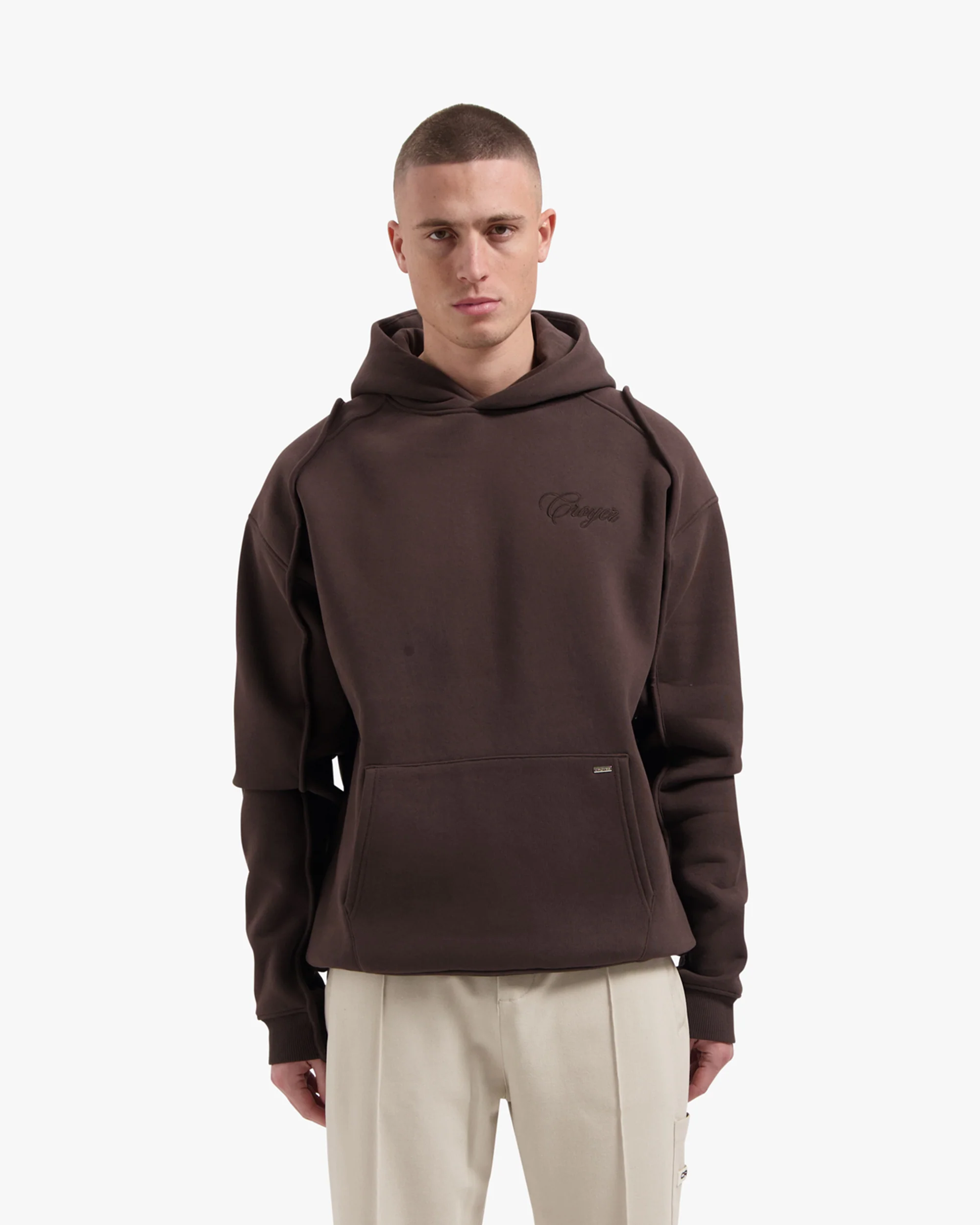 Croyez Camargue Hoodie | Brown - Image 3