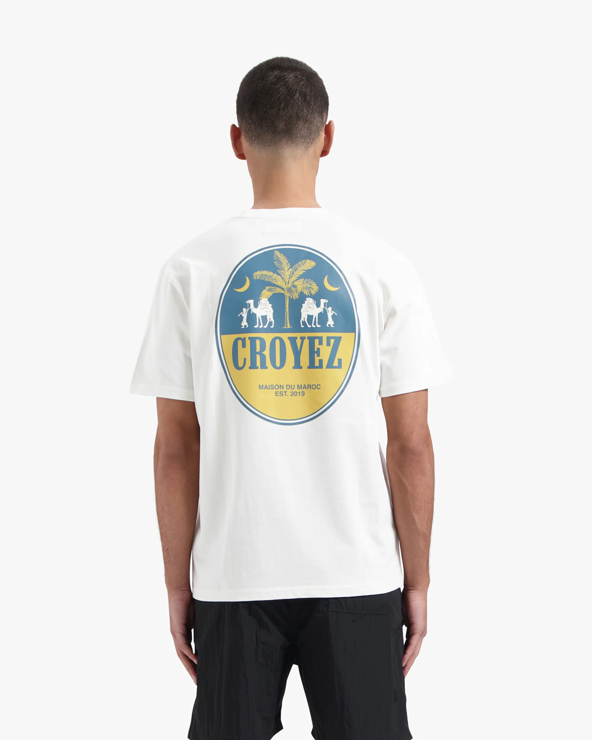 CROYEZ CAMEL T-SHIRT | OFF-WHITE - Image 4