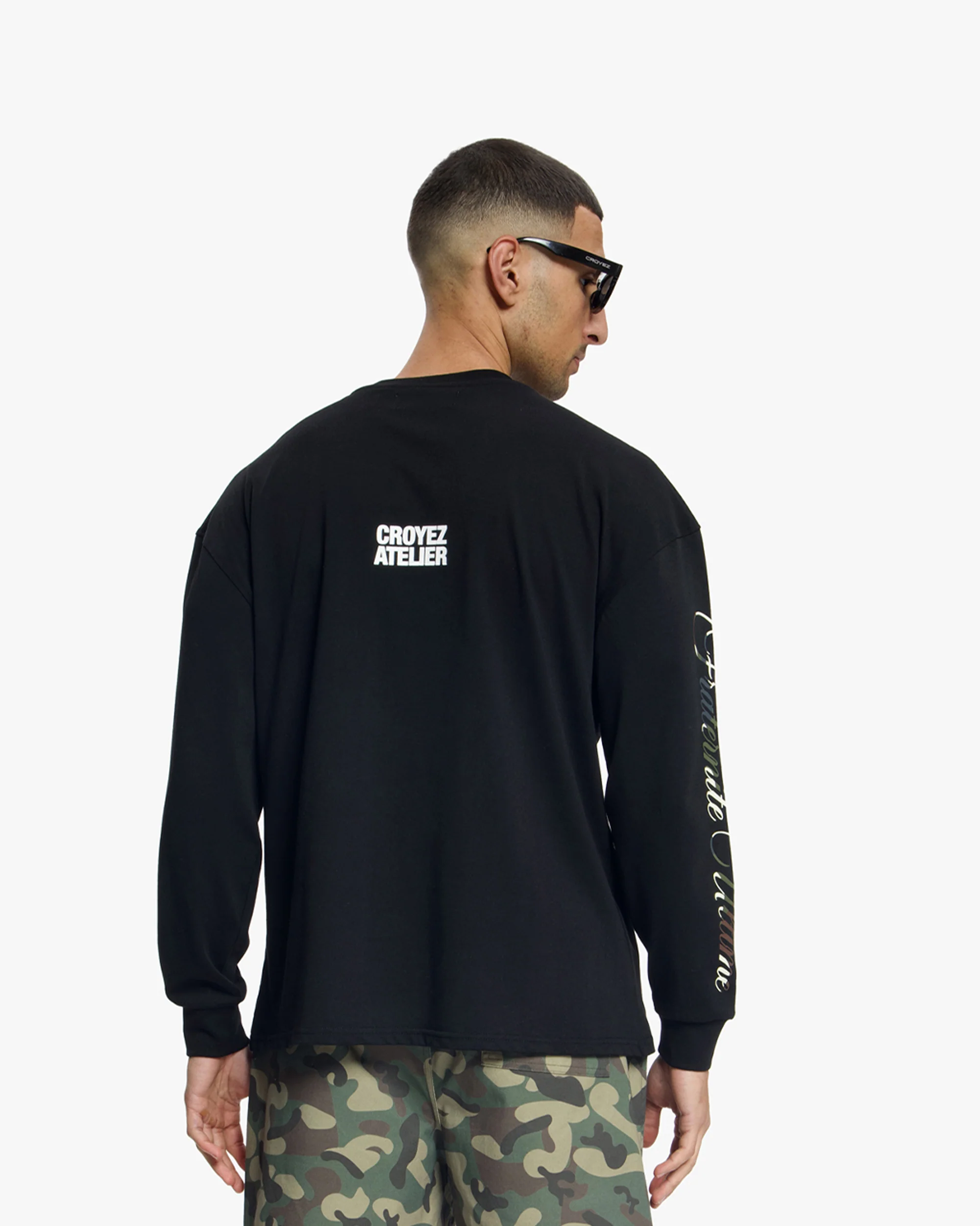 Croyez Camo Longsleeve | Black - Image 4