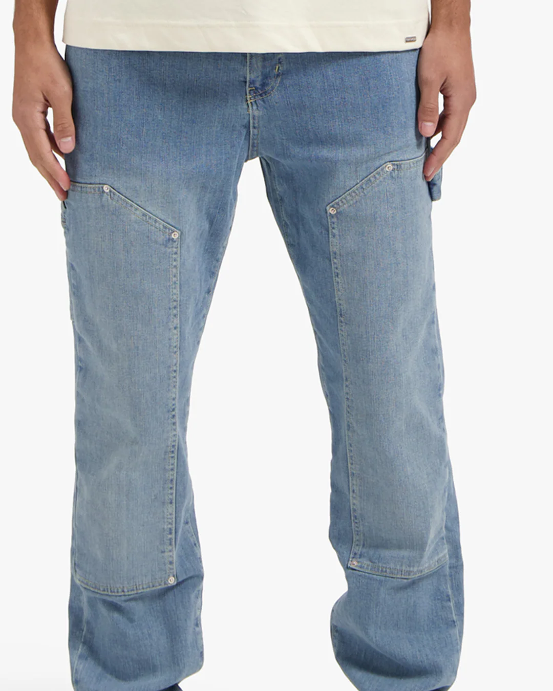 CROYEZ CD1 CARPENTER JEANS | LIGHT BLUE - Image 5