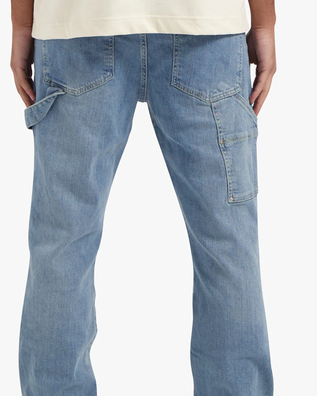 CROYEZ CD1 CARPENTER JEANS | LIGHT BLUE - Image 6