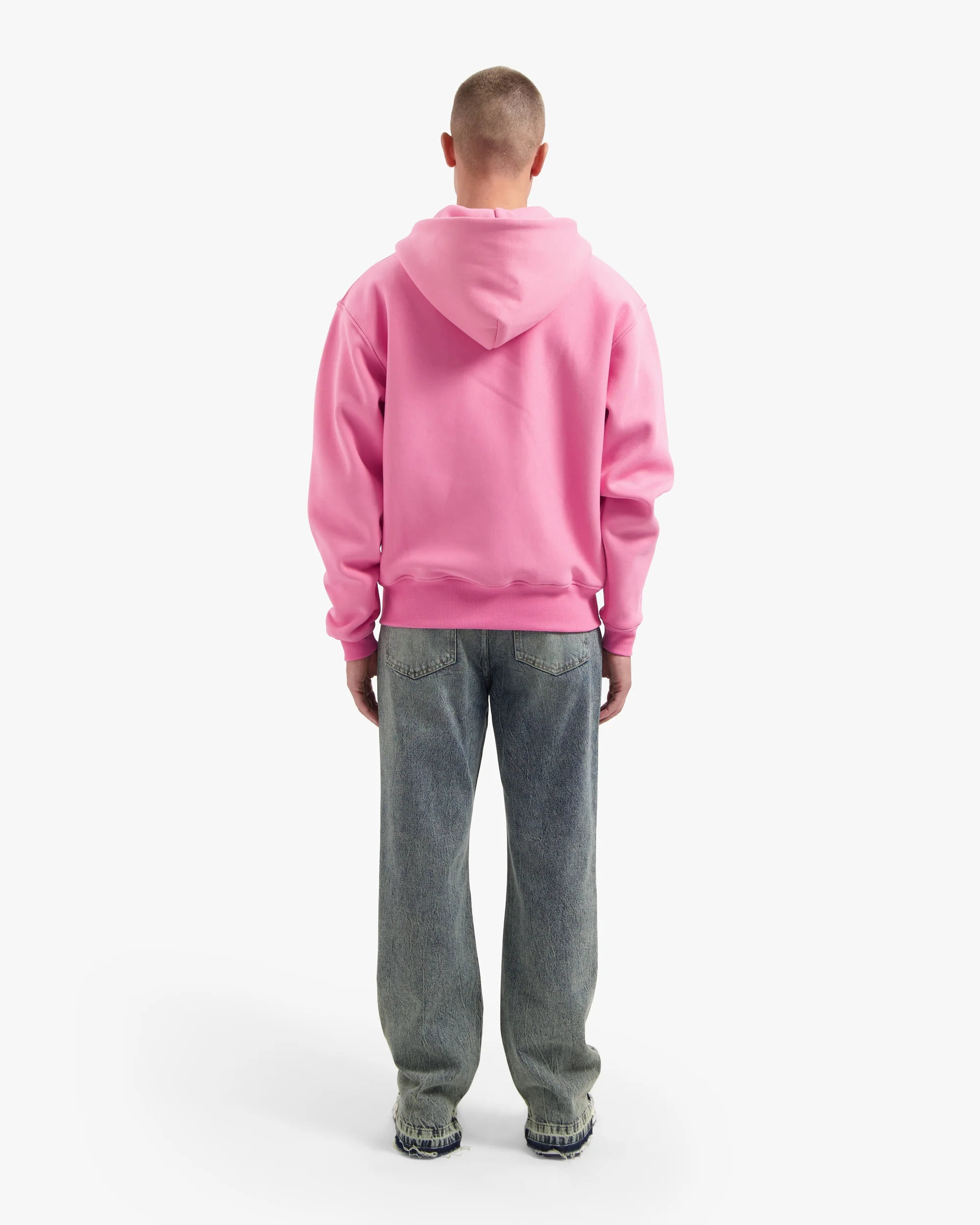 CROYEZ CD1 STEPPED HEM JEANS | LIGHT BLUE - Image 6