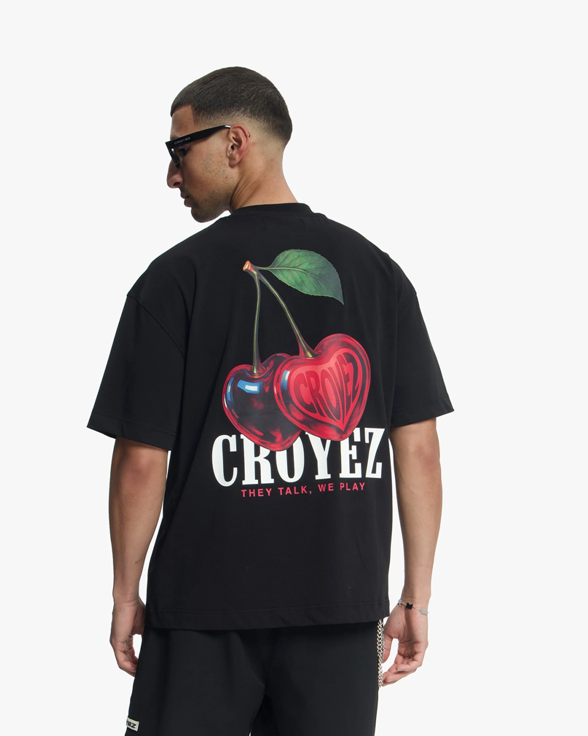 Croyez Cerise D'Amour T-Shirt | Black - Image 4
