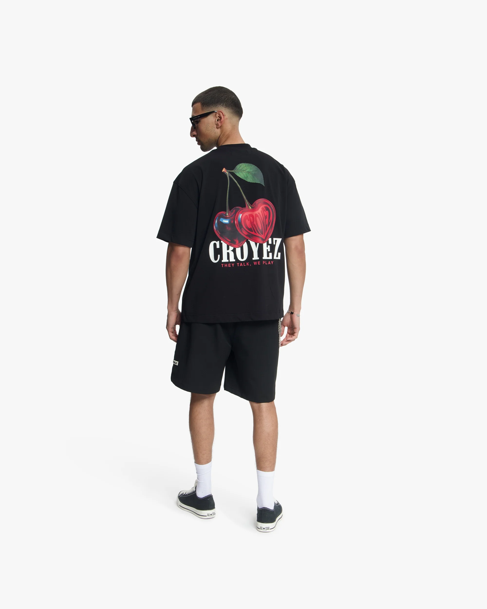 Croyez Cerise D'Amour T-Shirt | Black - Image 6