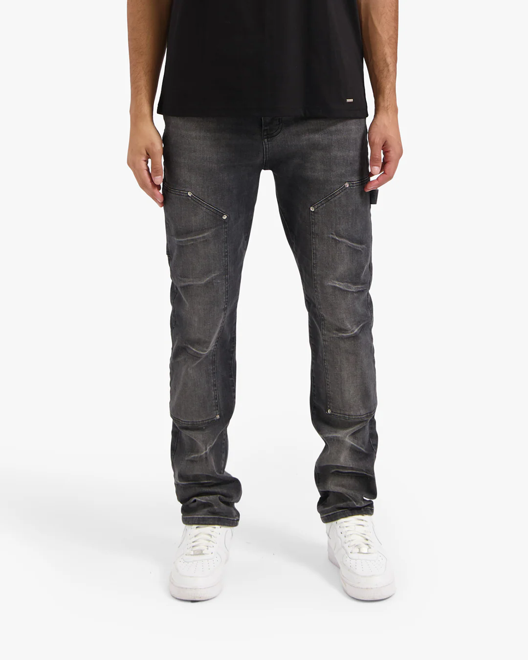 CROYEZ CH2 CARPENTER JEANS | BLACK - Image 3