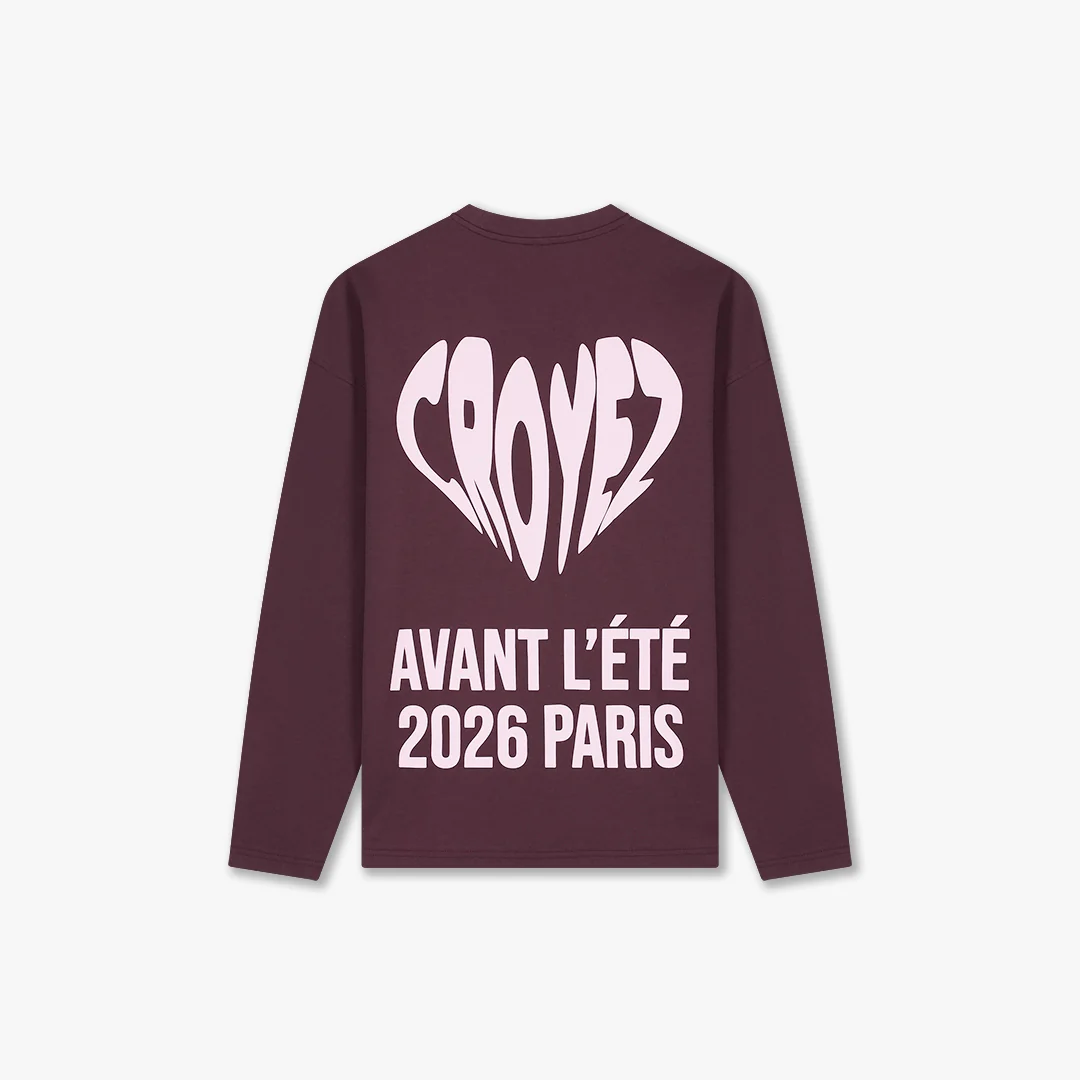 Croyez Classique Longsleeve | Burgundy - Image 2