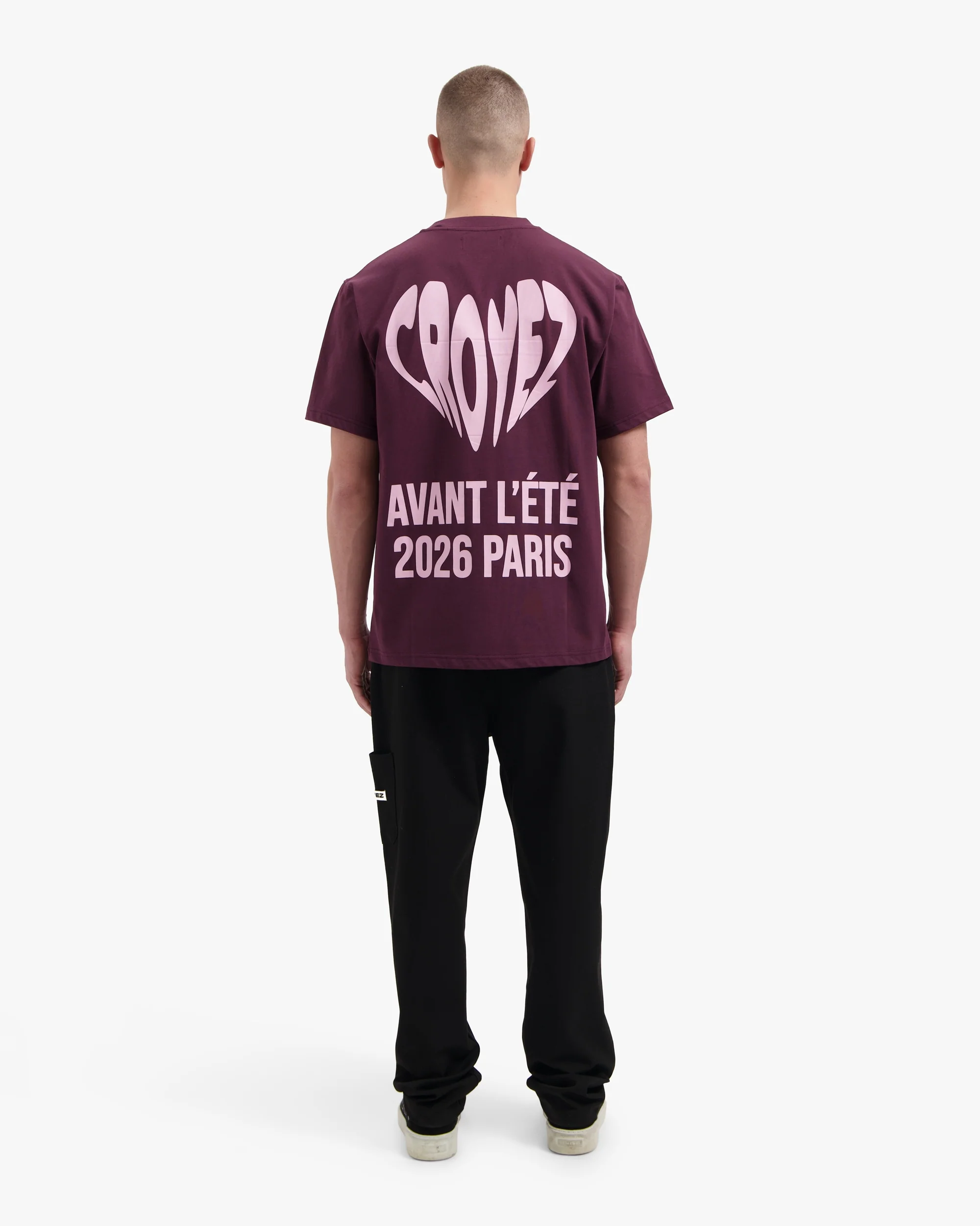 Croyez Classique T-Shirt | Burgundy - Image 6