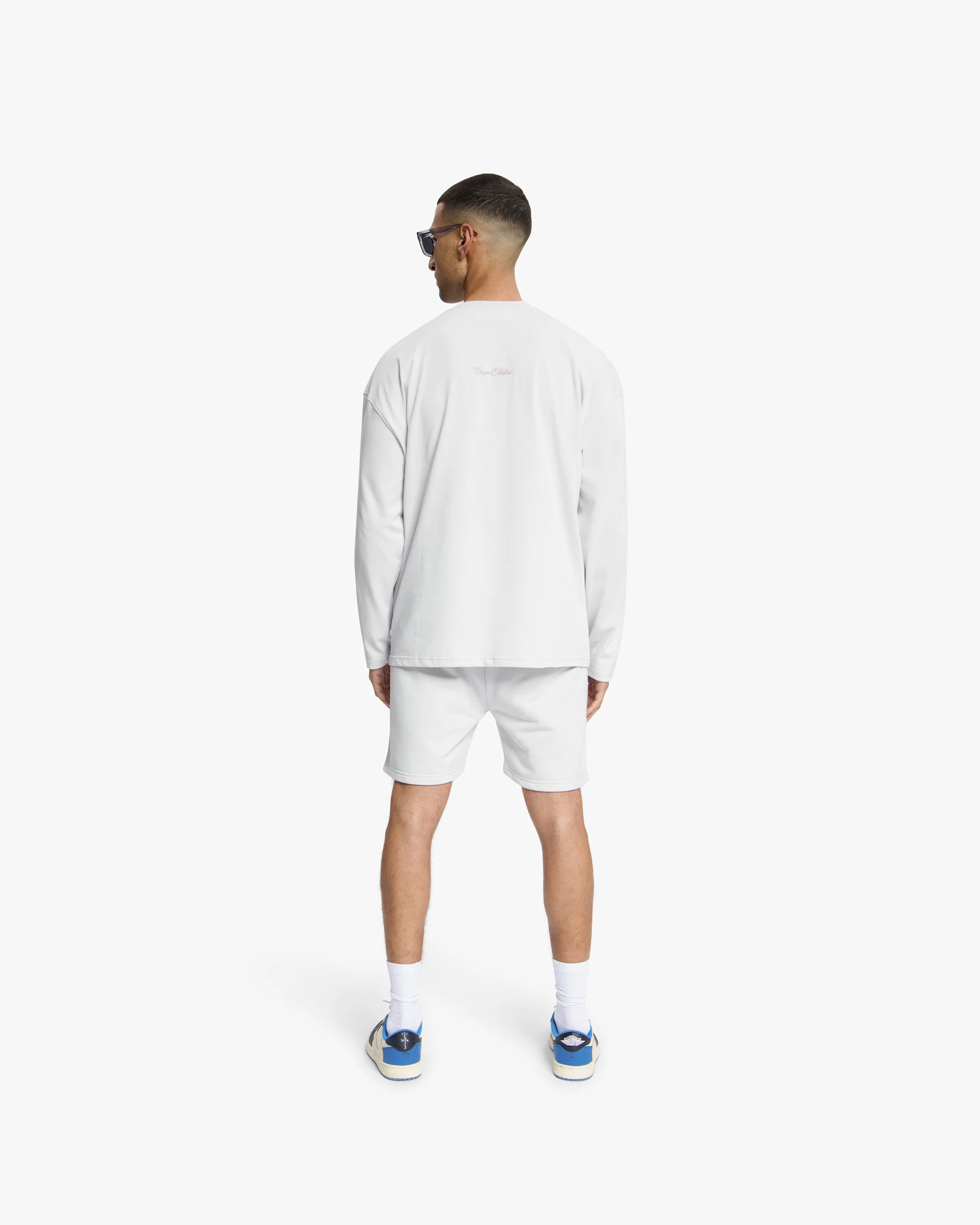 Croyez Contour De La Fleur Longsleeve | Light Grey - Image 8
