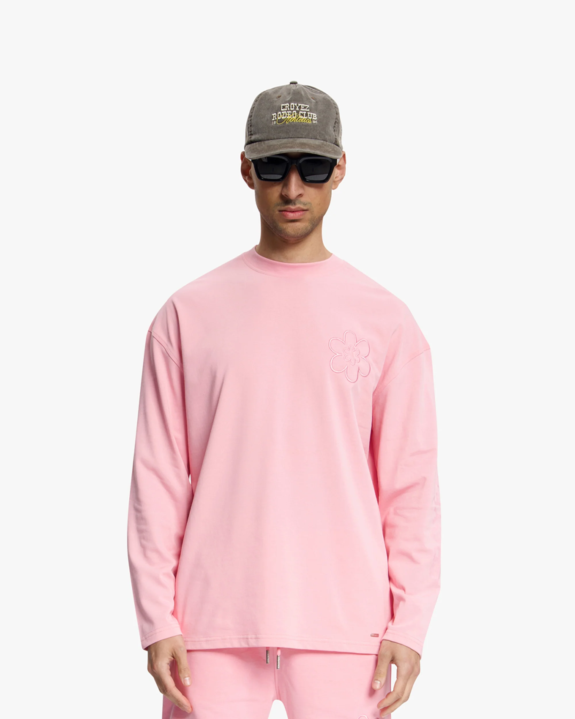 Croyez Contour De La Fleur Longsleeve | Pink - Image 3