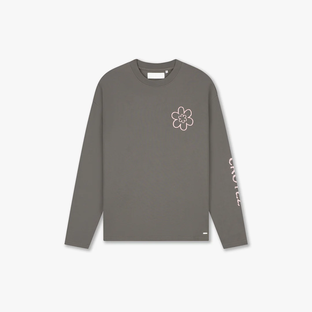 Croyez Contour De La Fleur Longsleeve | Washed Brown