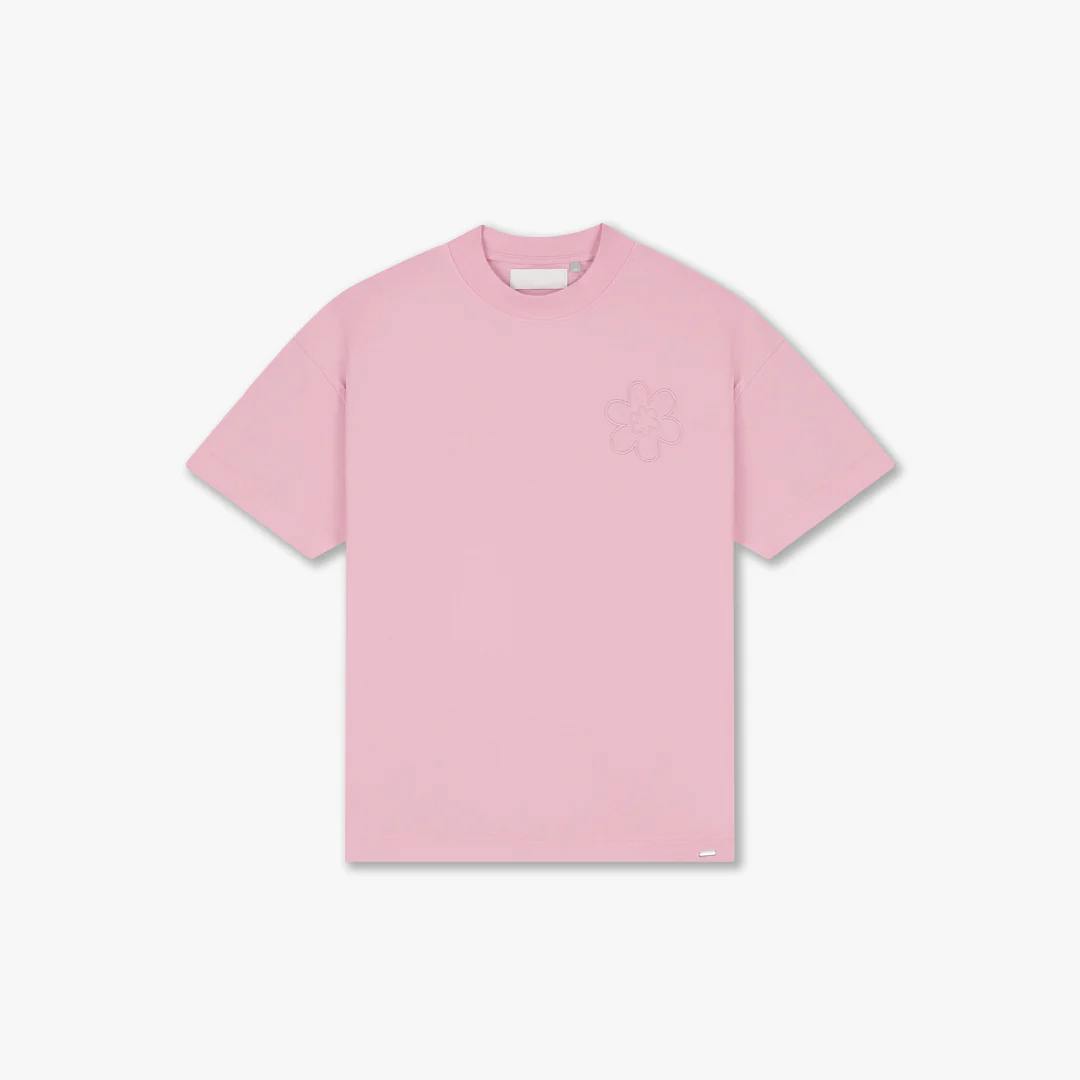 Croyez Contour De La Fleur T-Shirt | Pink