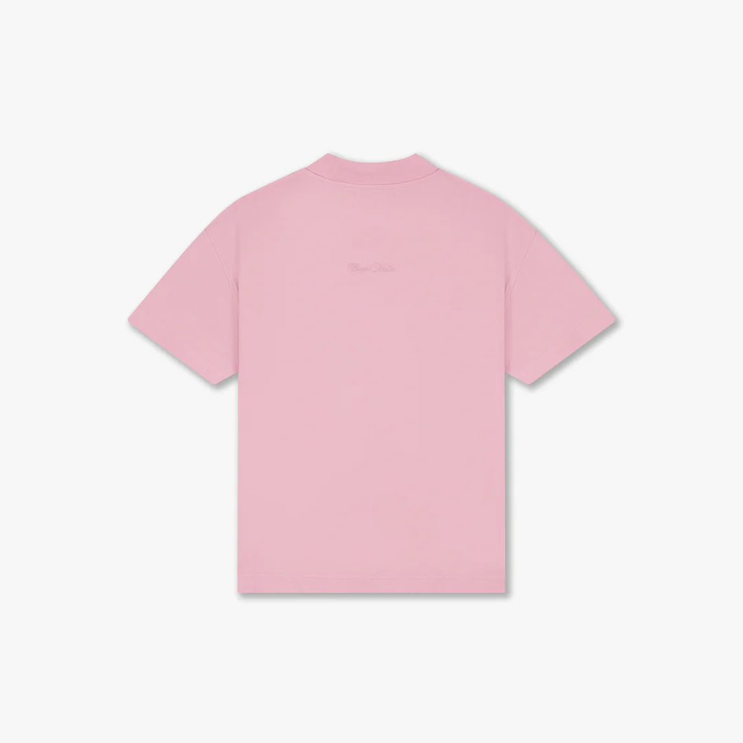 Croyez Contour De La Fleur T-Shirt | Pink - Image 2