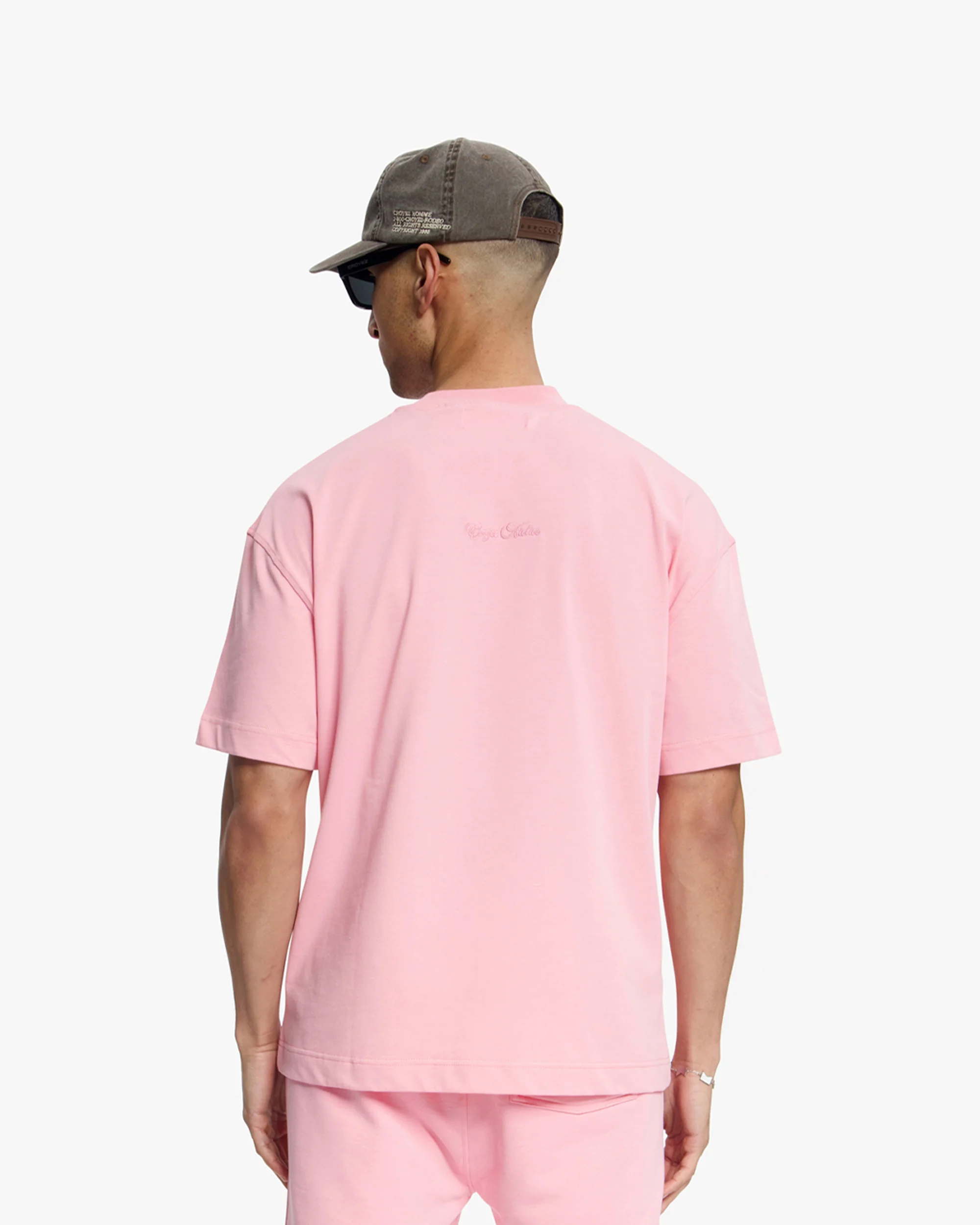 Croyez Contour De La Fleur T-Shirt | Pink - Image 4
