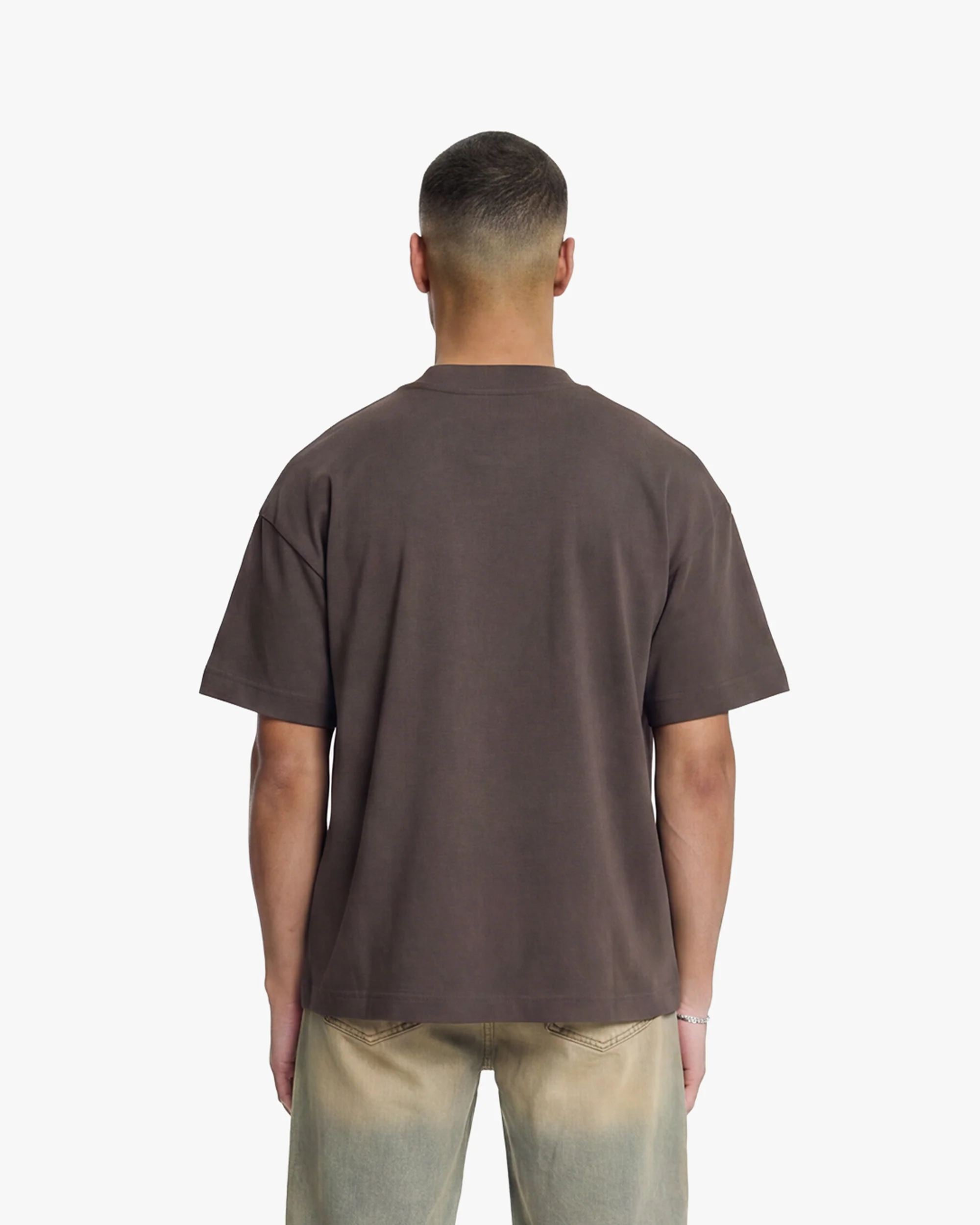 Croyez Cowboys T-Shirt | Washed Brown - Image 4